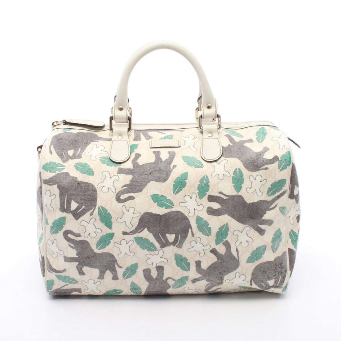 Gucci GUCCI for UNICEF GG Supreme Elephant Tote Bag Handbag Coated Canvas Leather Women's White: --- Catalog ---Category: SizeSize (HxWxD): 22cm x 33cm x 17cm / 8.66'' x 12.99'' x 6.69''Category: DesignType: Handbag, Tote bagColor: Multi-color, WhiteGender: WomenMaterial: PVC , Leather Category: 