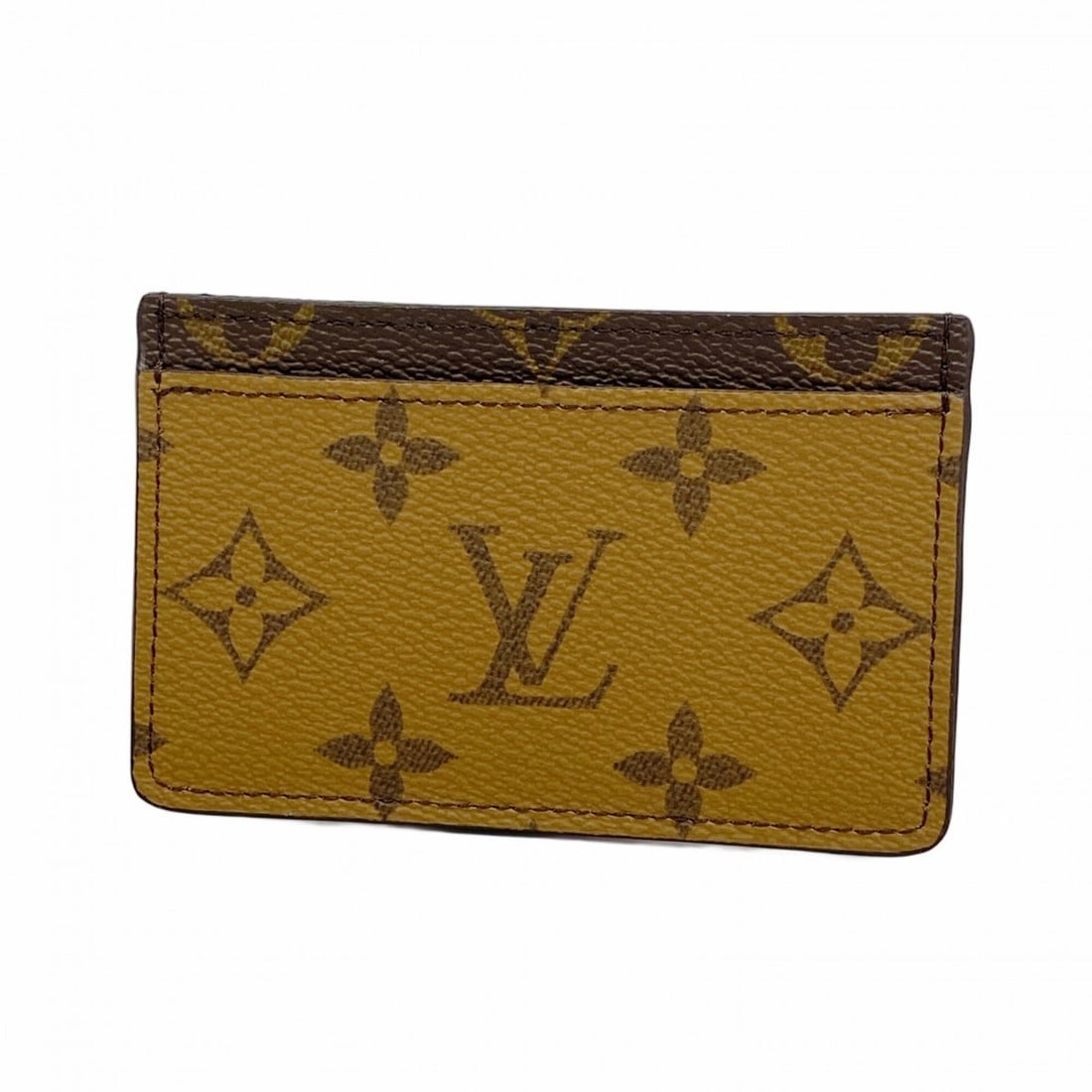 Louis Vuitton Business Card Holder/Card Case, Monogram Reverse, Portecarte Simple, M69161, Brown,: --- Catalog ---Category: DesignType: Card caseColor: BrownGender: Men,WomenCategory: GeneralMPN: M69161Brand: Louis VuittonCategory: Physical PropertiesSize (HxWxD): 7cm x 11cm x 5mm / 2.75'' x 4.33''