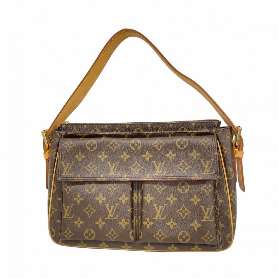 Louis Vuitton Monogram Vivacite GM Shoulder Bag M51163 Brown Women's: --- Catalog ---Category: SizeSize (HxWxD): 21cm x 30cm x 10cm / 8.26'' x 11.81'' x 3.93''Category: DesignType: Shoulder bagColor: BrownGender: WomenCategory: GeneralMPN: M51163Brand: Louis Vuitton--- 