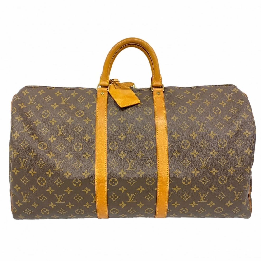 Louis Vuitton Bags - Boston Monogram Keepall 55 M41424 Brown Men's & Women's: --- Catalog ---Category: SizeSize (HxWxD): 30.5cm x 56.5cm x 25cm / 12'' x 22.24'' x 9.84''Category: DesignType: Boston bagColor: BrownGender: Men,WomenCategory: GeneralMPN: M41424Brand: Louis Vuitton