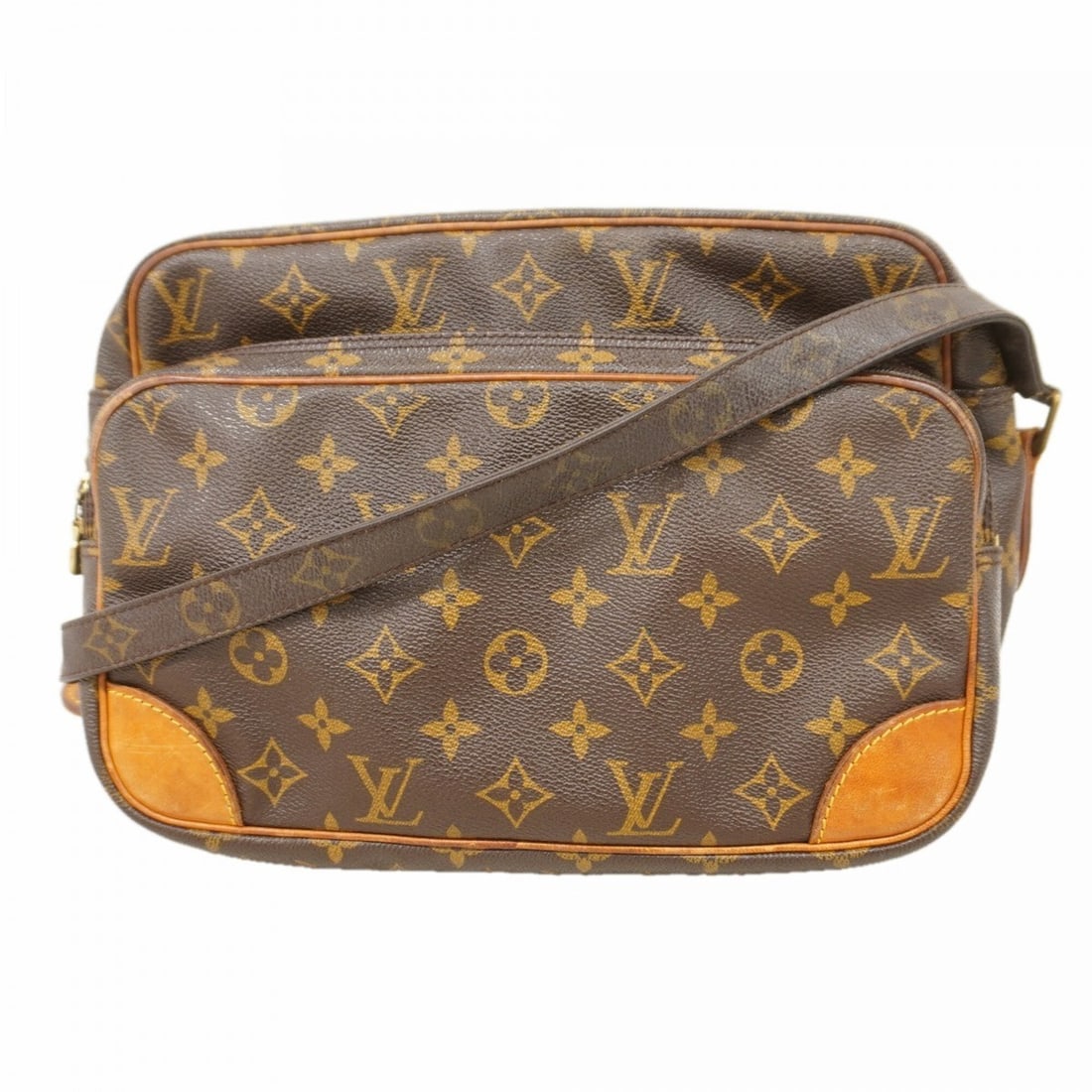 Louis Vuitton Monogram Nile Shoulder Bag M45244 Brown Women's: --- Catalog ---Category: SizeSize (HxWxD): 20cm x 28cm x 12cm / 7.87'' x 11.02'' x 4.72''Category: DesignType: Shoulder bagColor: BrownGender: WomenCategory: GeneralMPN: M45244Brand: Louis Vuitton--- 