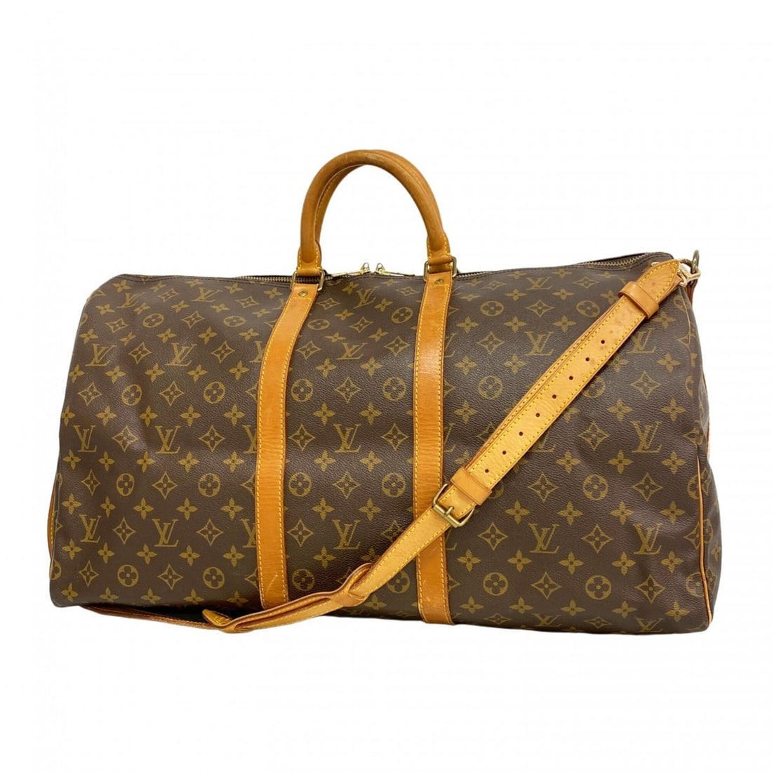 Louis Vuitton Bags - Boston Monogram Keepall Bandoulière 55 M41414 Brown Men's & Women's: --- Catalog ---Category: SizeSize (HxWxD): 31cm x 55.5cm x 26cm / 12.2'' x 21.85'' x 10.23''Category: DesignType: Boston bagColor: BrownGender: Men,WomenCategory: GeneralMPN: M41414Brand: Louis Vuitto