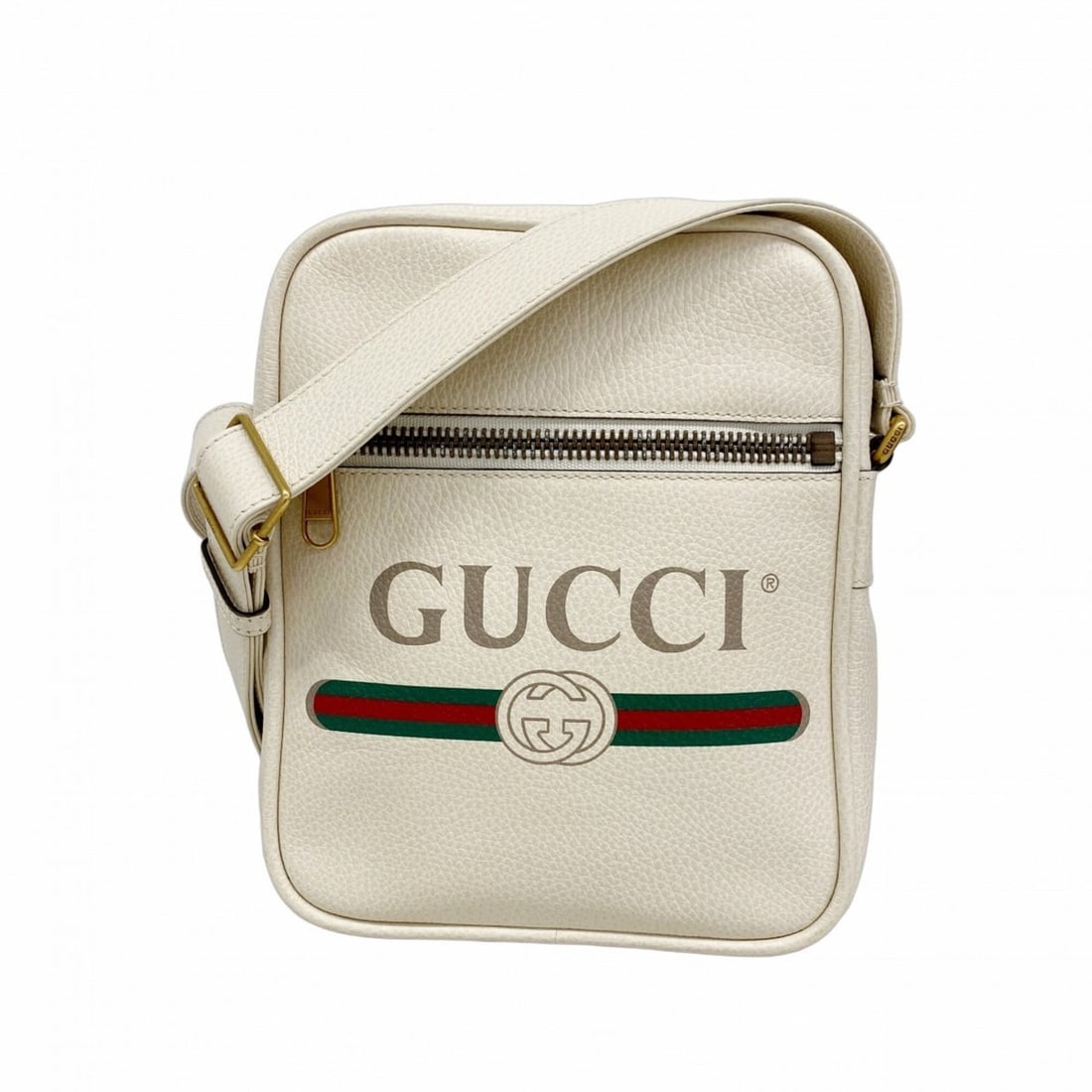 Gucci Shoulder Bag 523591 Leather Ivory Women's (1 of 9)