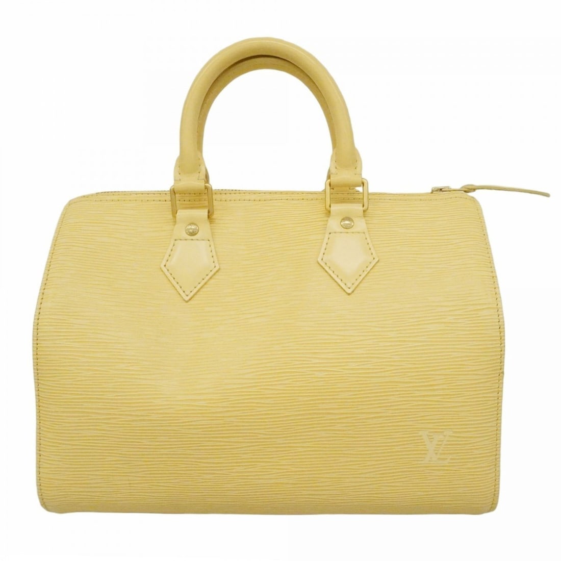Louis Vuitton Epi Speedy 25 Handbag M4301A Vanilla (Women's): --- Catalog ---Category: SizeSize (HxWxD): 19cm x 27.5cm x 15.5cm / 7.48'' x 10.82'' x 6.1''Category: DesignType: HandbagColor: YellowGender: WomenCategory: GeneralMPN: M4301ABrand: Louis Vuitton--- I