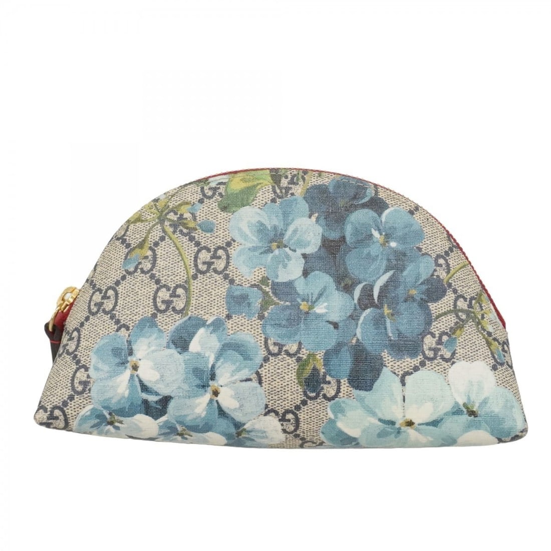 Gucci GG Blooms Bag/Pouch 431380 Blue Women's: --- Catalog ---Category: SizeSize (HxWxD): 11cm x 18.5cm x 6.5cm / 4.33'' x 7.28'' x 2.55''Category: DesignType: PouchColor: BlueGender: WomenMaterial: PVC Hardware Color: GoldCategory: GeneralMPN: 43