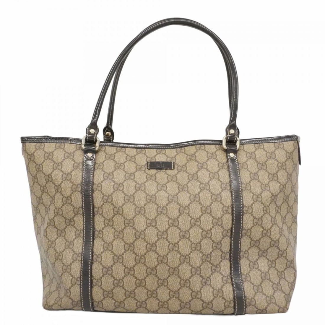 Gucci GG Supreme Tote Bag 197953 Brown Women's: --- Catalog ---Category: SizeSize (HxWxD): 26cm x 34cm x 15cm / 10.23'' x 13.38'' x 5.9''Category: DesignType: Tote bagColor: BrownGender: WomenMaterial: PVC Hardware Color: GoldCategory: GeneralMPN: 