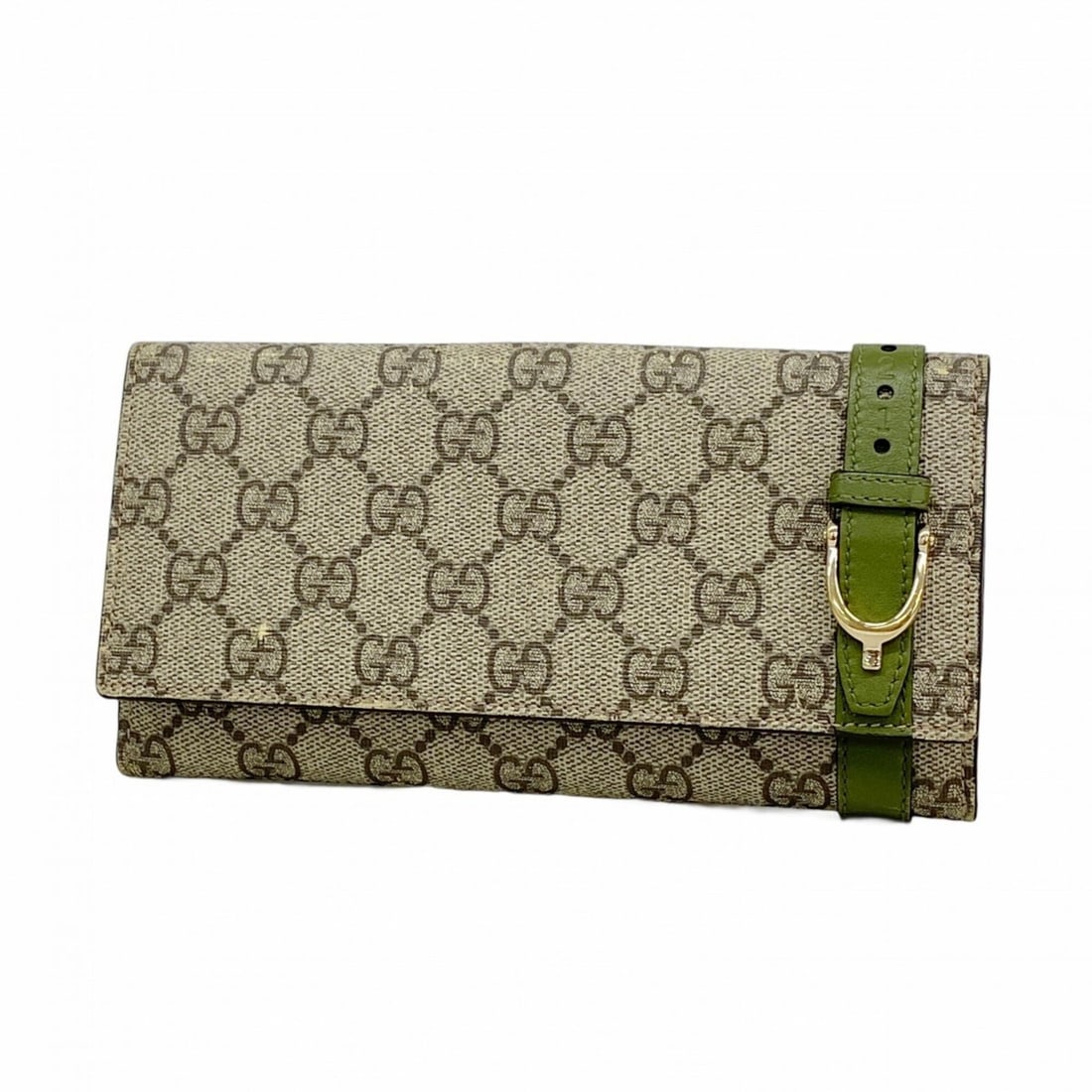 Gucci GG Supreme Long Wallet 309754 Brown Khaki Women's: --- Catalog ---Category: SizeSize (HxWxD): 10.5cm x 19cm x 3.5cm / 4.13'' x 7.48'' x 1.37''Category: DesignType: Long wallet (bi-fold)Color: Brown, KhakiGender: WomenMaterial: PVC Category: GeneralMPN