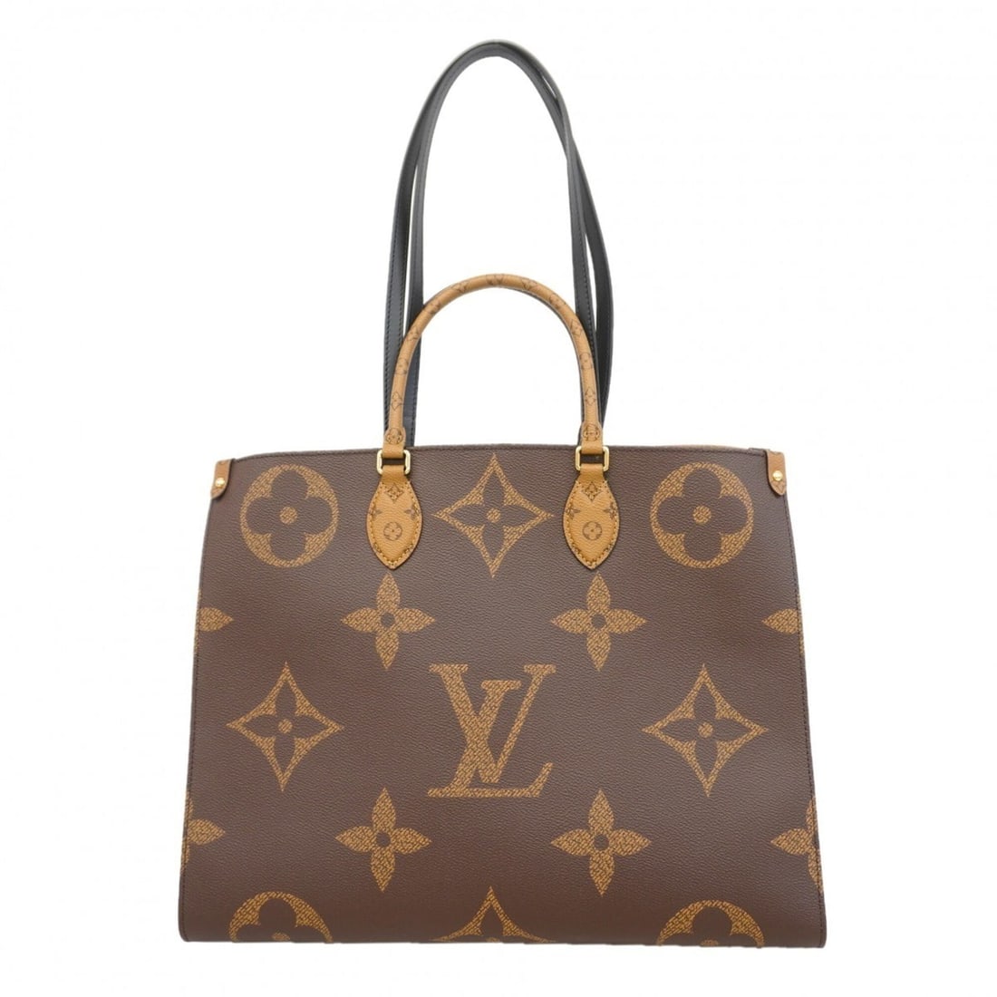 Louis Vuitton Monogram Giant Reverse OnTheGo GM Tote Bag M44576 Brown 2-way bag for women: --- Catalog ---Category: SizeSize (HxWxD): 32cm x 41.5cm x 16.5cm / 12.59'' x 16.33'' x 6.49''Category: DesignType: Tote bagColor: BrownGender: WomenCategory: GeneralMPN: M44576Brand: Louis Vuitton---