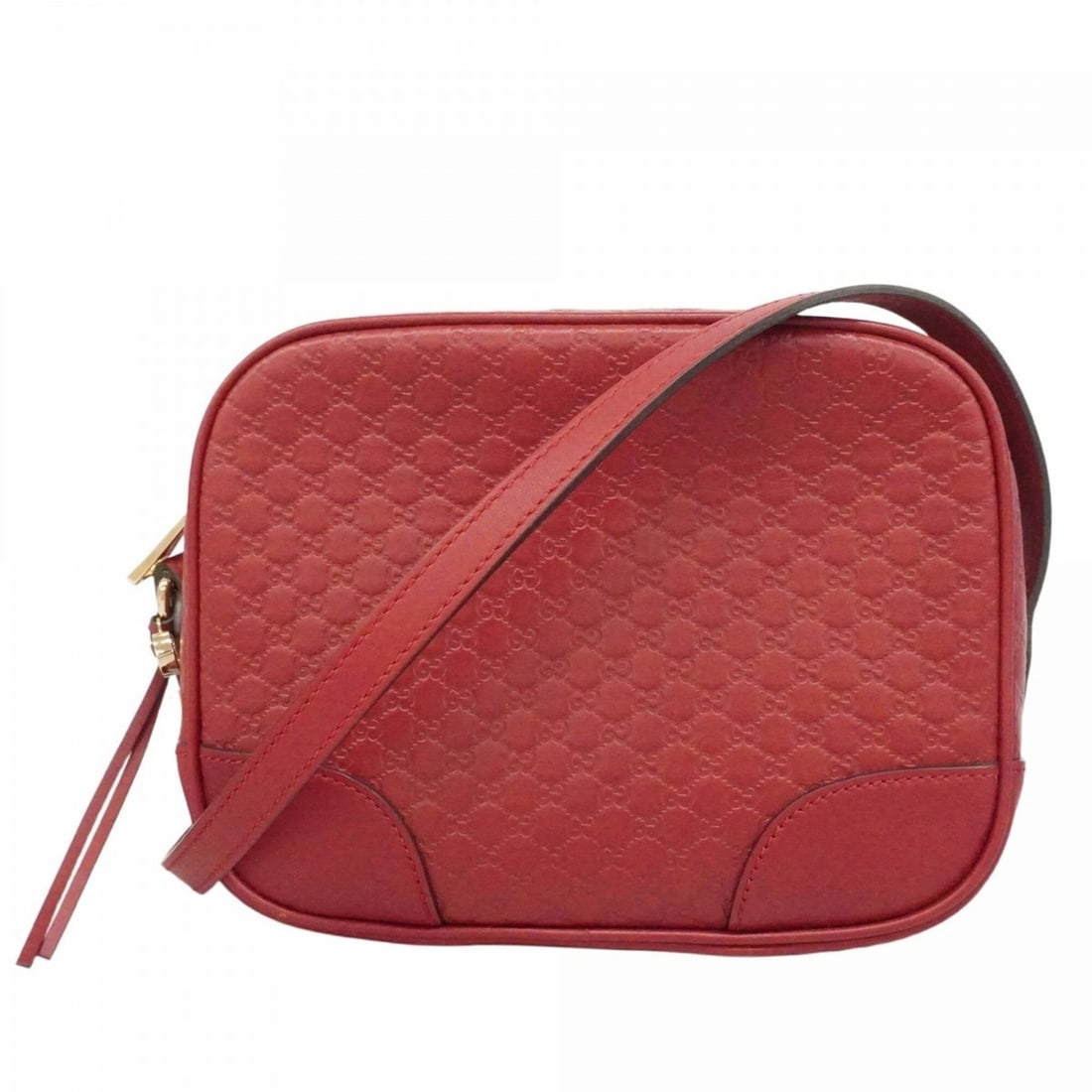 Gucci Shoulder Bag Microguccissima 449413 Leather Red Champagne Women's: --- Catalog ---Category: SizeSize (HxWxD): 17cm x 22cm x 7cm / 6.69'' x 8.66'' x 2.75''Category: DesignType: Shoulder bagColor: Red colorGender: WomenMaterial: Leather Category: GeneralMPN: 449413Bran