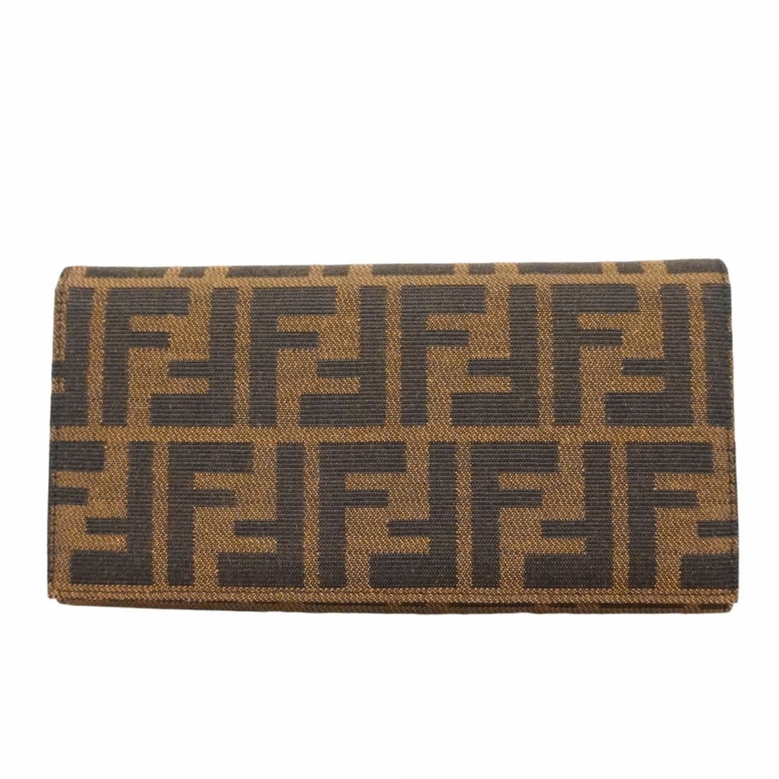 Fendi long wallet, Zucca nylon canvas, brown, women's.: --- Catalog ---Category: SizeSize (HxWxD): 10.5cm x 19cm x 2.5cm / 4.13'' x 7.48'' x 0.98''Category: DesignType: Long wallet (bi-fold)Color: BrownGender: WomenMaterial: Nylon canvas Category: GeneralB