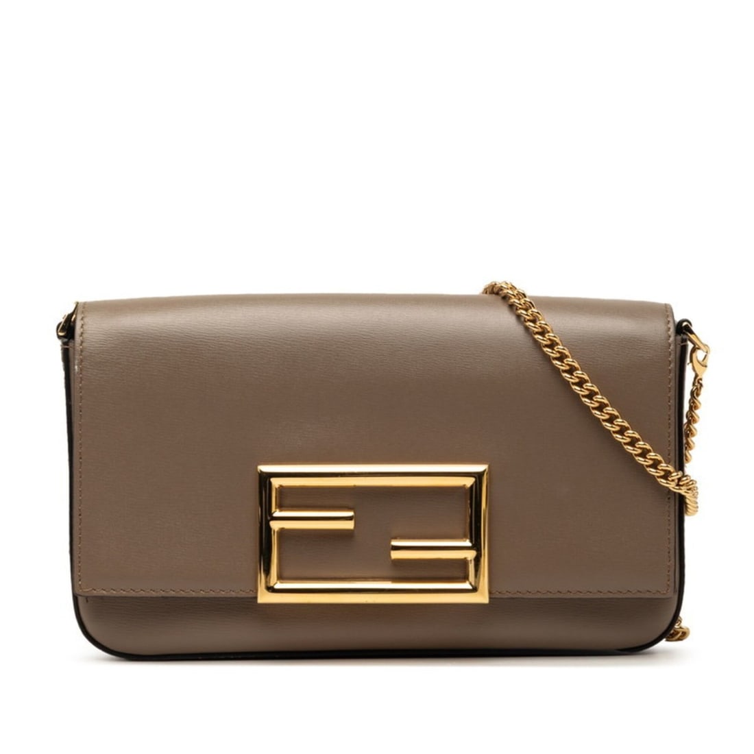 Fendi Crossbody Chain Shoulder Bag 8BS032 Gray Leather Women's FENDI: --- Catalog ---Category: SizeSize (HxWxD): 12cm x 21cm x 3cm / 4.72'' x 8.26'' x 1.18''Category: DesignType: Pouch, Shoulder bagColor: GrayGender: WomenMaterial: Leather Category: GeneralMPN: 8BS032Br