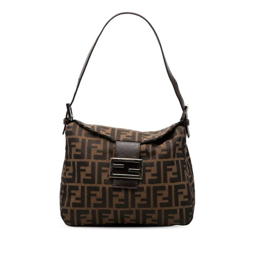 Fendi Zucca Mamma Bucket Shoulder Bag, One-Shoulder, 26426, Brown Canvas Leather, Women's FENDI: --- Catalog ---Category: SizeSize (HxWxD): 20cm x 23cm x 13cm / 7.87'' x 9.05'' x 5.11''Category: DesignType: Shoulder bagColor: BrownGender: WomenMaterial: Zucca Category: GeneralMPN: 26426Brand: Fen