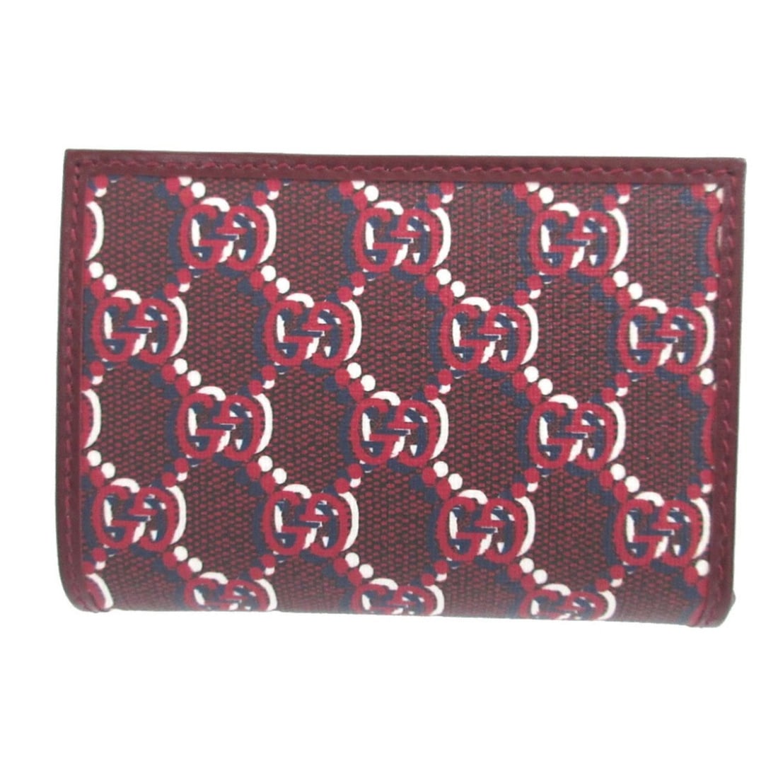 Unused Gucci GG Shadow 795060 Medium Wallet, Leather, Red, Bi-fold 0645GUCCI (1 of 9)