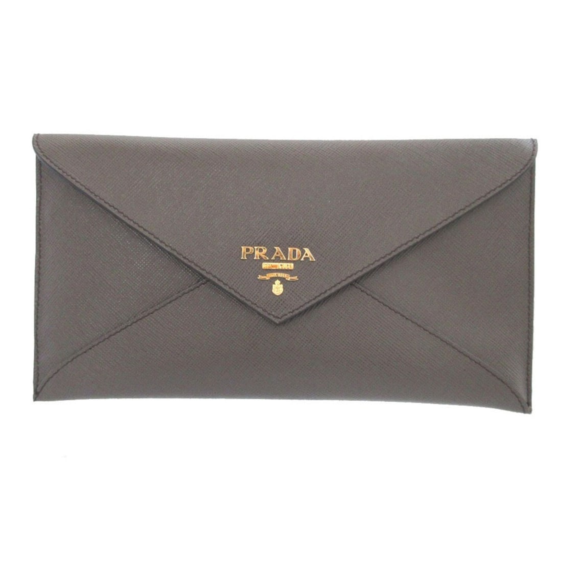 Excellent condition Prada 1M1175 Saffiano leather graphite wallet/document case 0380PRADA: --- Catalog ---Category: SizeSize (HxWxD): 11cm x 20cm / 4.33'' x 7.87''Category: DesignType: Long wallet (tri-fold)Gender: WomenMaterial: Leather , Saffiano triangle Category: GeneralMPN: 1M1175Brand