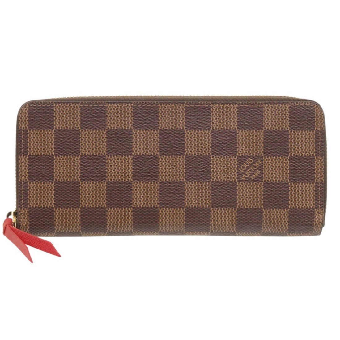 Excellent condition Louis Vuitton Portefeuille Clemence Damier N60534 Cerise long wallet LV 0412: --- Catalog ---Category: SizeSize (HxWxD): 8.5cm x 19.5cm x 2cm / 3.34'' x 7.67'' x 0.78''Category: DesignType: Long wallet (bi-fold)Color: Brown, Cerise, Damier CanvasGender: WomenMaterial: Damier Ca