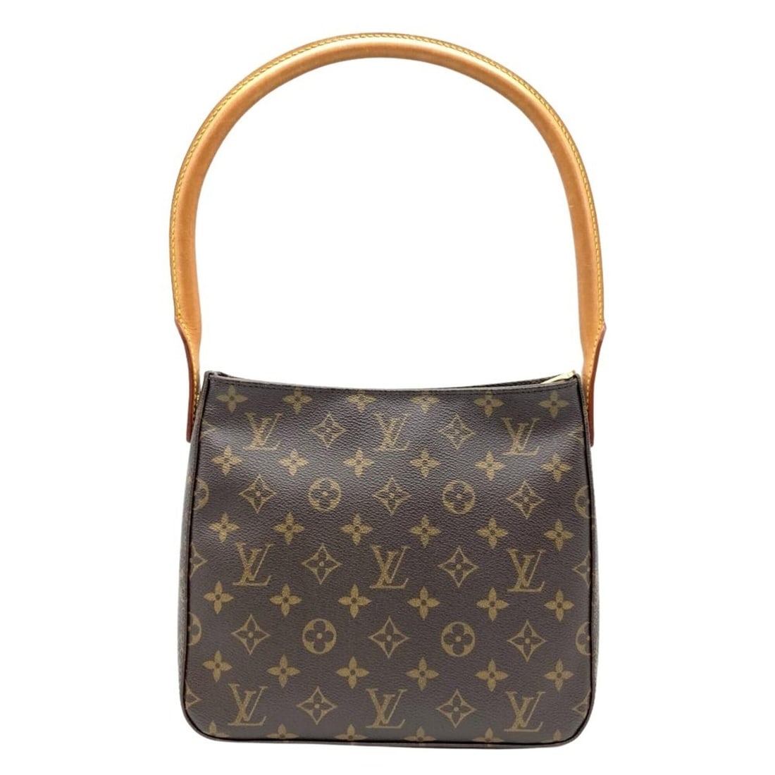 Louis Vuitton Looping MM Shoulder Bag, Monogram Canvas, M51146, Brown, Gold Hardware, Women's: --- Catalog ---Category: SizeSize (HxWxD): 21cm x 24cm x 10cm / 8.26'' x 9.44'' x 3.93''Category: DesignType: Shoulder bagColor: BrownGender: WomenClosure: OpenMaterial: Monogram , Canvas Category: Ge