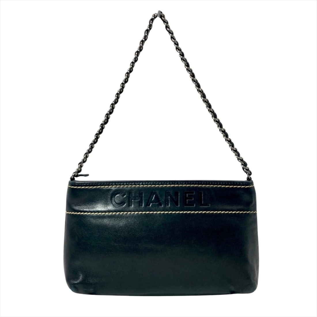 Chanel Chain Shoulder Bag, Black: --- Catalog ---Category: SizeSize (HxWxD): 13cm x 24cm x 5cm / 5.11'' x 9.44'' x 1.96''Category: DesignType: Shoulder bagColor: BlackGender: WomenCategory: GeneralBrand: Chanel--- Item List ---Section