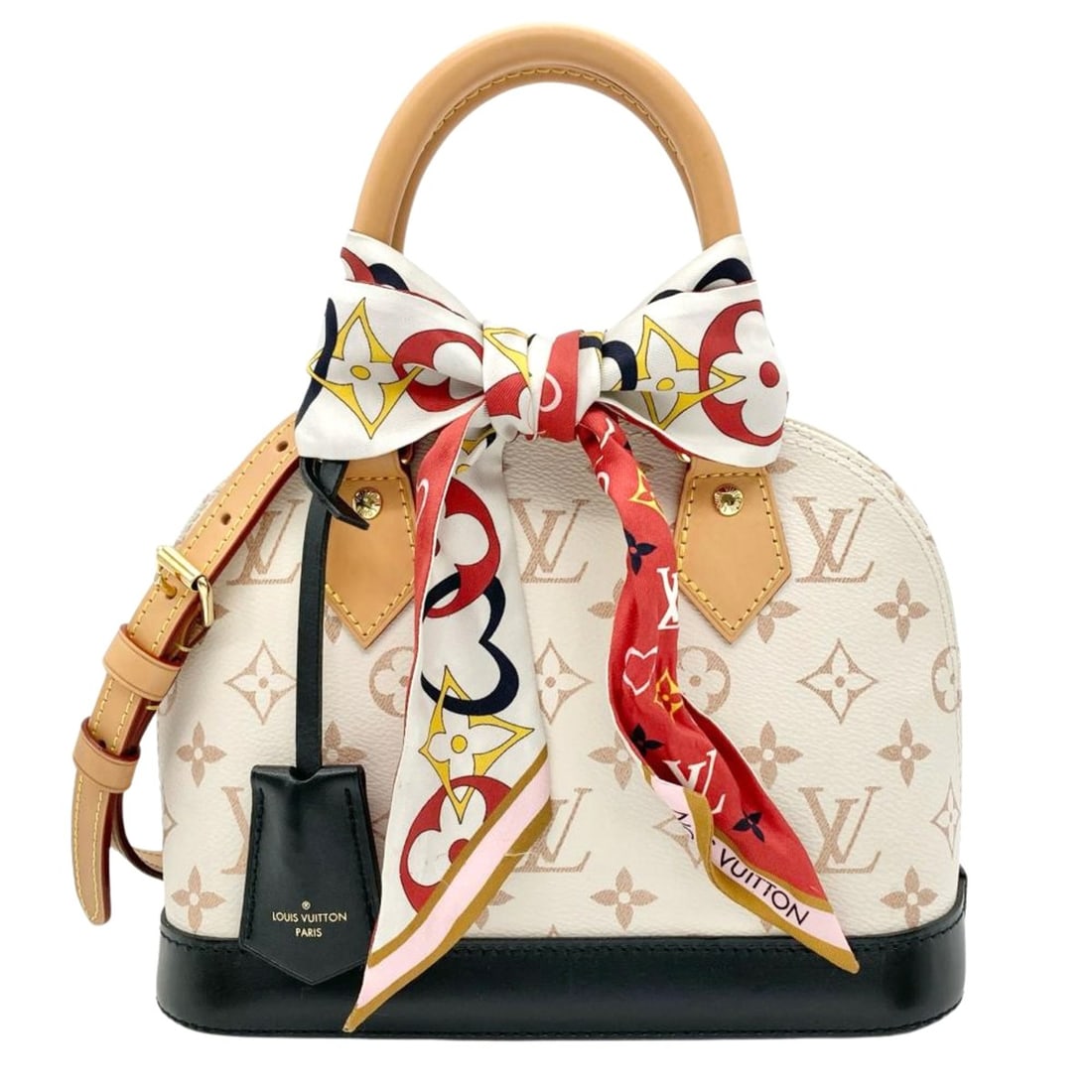 Louis Vuitton LOUIS VUITTON Monogram Dune Alma BB Japan Limited Edition Handbag M46922 Beige RFID: --- Catalog ---Category: SizeSize (HxWxD): 17.5cm x 23.5cm x 11.5cm / 6.88'' x 9.25'' x 4.52''Category: DesignType: HandbagColor: BeigeGender: WomenCategory: GeneralMPN: M46922Brand: Louis VuittonCoun