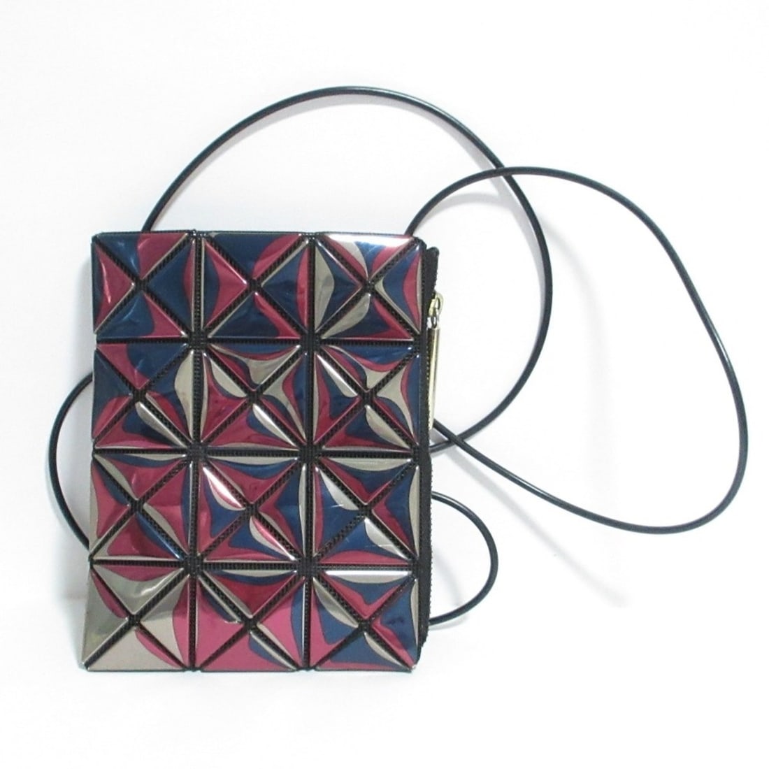 Bao Bao Issey Miyake BAO ISSEY MIYAKE Handbag Pouch Shoulder Bag BB93-AG821 Silver/Purple Women's (1 of 18)
