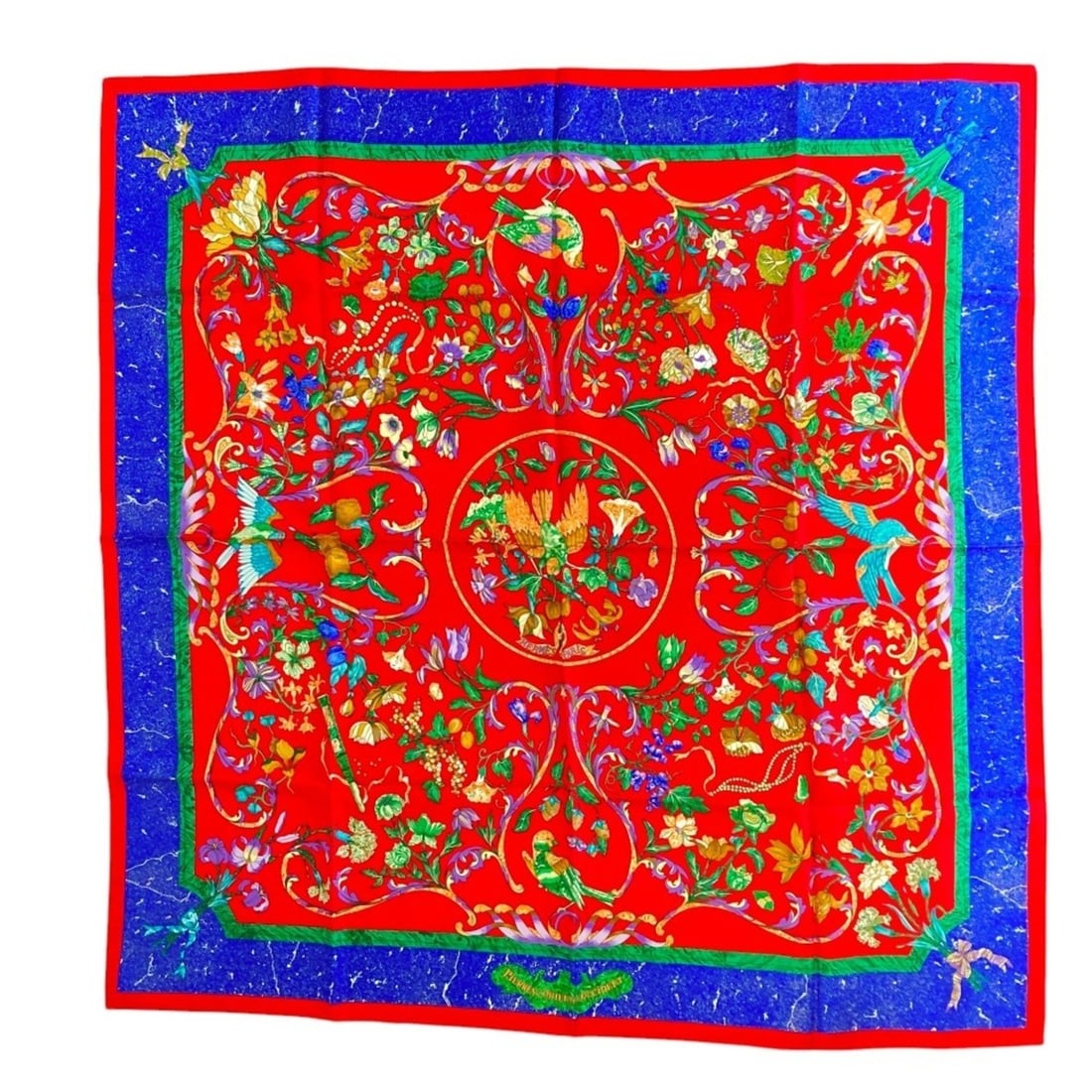 Hermes Carre 90 PIERRES d' ORIENT et OCCIDENT (Oriental Stones and Western Stonework) Silk Scarf,: --- Catalog ---Category: SizeSize (LxW): 90cm x 85cm / 35.43'' x 33.46''Category: DesignType: ScarfColor: Red colorGender: WomenMaterial: Silk 100%Category: GeneralBrand: Hermes--- Item List ---Sectio