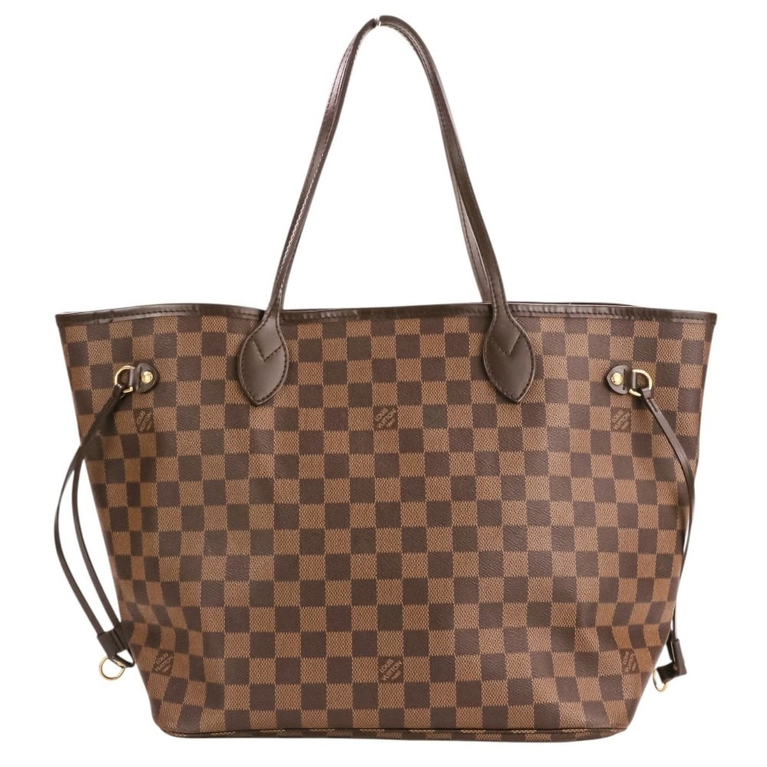 Louis Vuitton Neverfull MM Damier Tote Bag Shoulder N51105 Ebene Brown Women's: --- Catalog ---Category: SizeSize (HxWxD): 29cm x 32cm x 17cm / 11.41'' x 12.59'' x 6.69''Category: DesignType: Shoulder bag, Tote bagColor: Brown, Damier Canvas, EbeneGender: WomenMaterial: Damier Ca