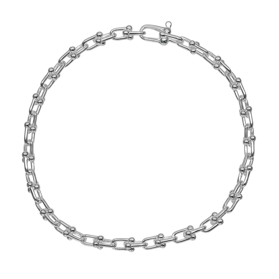 Tiffany HardWear Microlink Bracelet, wrist circumference approx. 17cm, 925 sterling silver, 7g.: --- Catalog ---Category: SizeLength: 17cm / 6.69''Weight: 7g / 0.24oz.Category: DesignType: Link braceletMetal: SilverGender: WomenMetal Purity: Silver925Category: GeneralBrand: Tiffany--- Item List -