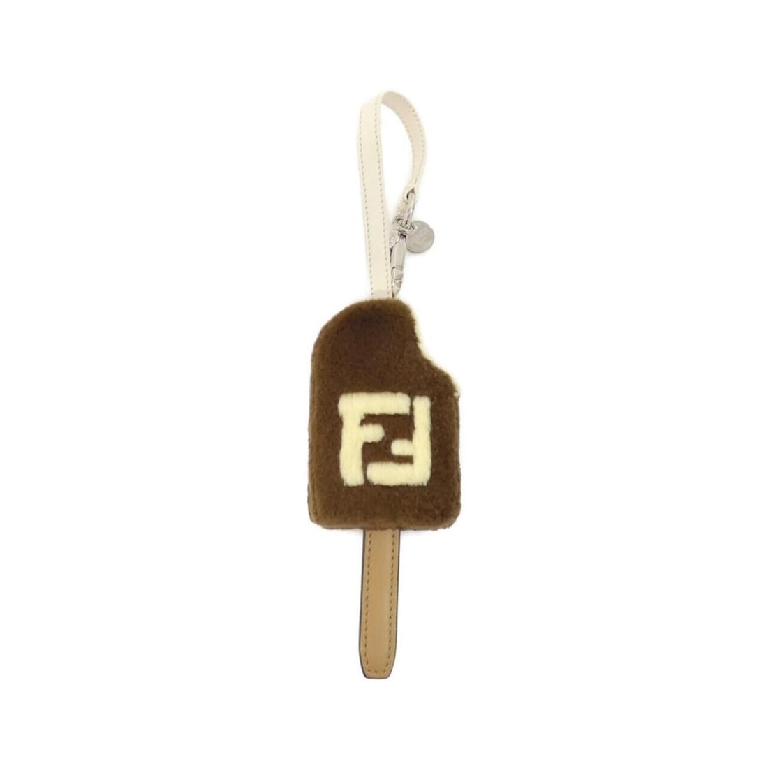 Fendi Ice Cream Charm 7AS341 AWXV Accessory Bag: --- Catalog ---Category: SizeChain Length: 225.00mm / 8.86''Size (HxWxD): 150.00mm x 60.00mm / 5.91'' x 2.36''Category: DesignType: Handbag charmColor: BrownGender: WomenMaterial: Fur, LeatherLeather/