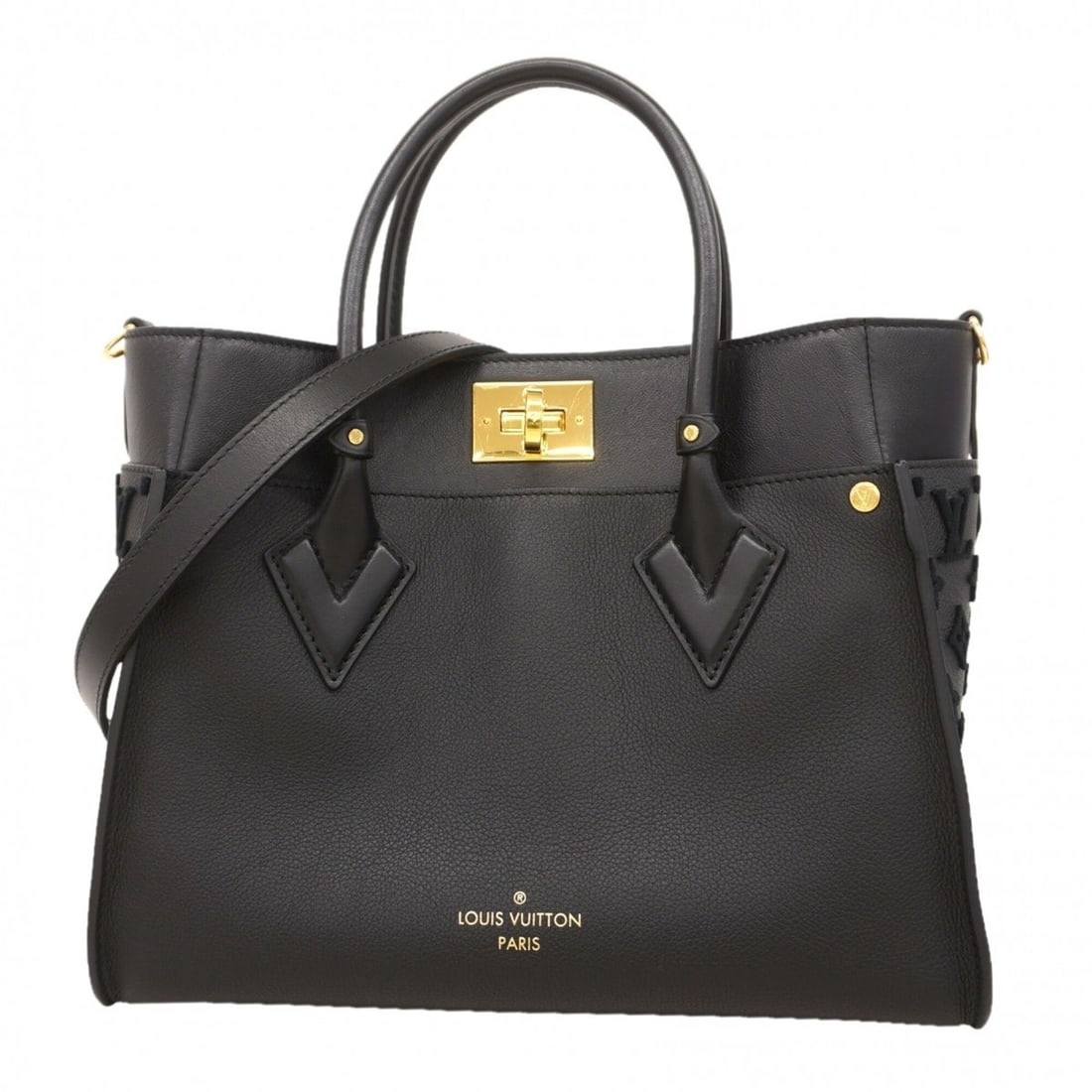 Louis Vuitton On My Side MM Handbag M53826 Noir 2-way bag for women P2895250: --- Catalog ---Category: SizeSize (HxWxD): 24cm x 30cm x 13cm / 9.44'' x 11.81'' x 5.11''Category: DesignType: HandbagColor: NoirGender: WomenCategory: GeneralMPN: M53826Brand: Louis Vuitton--- Item L