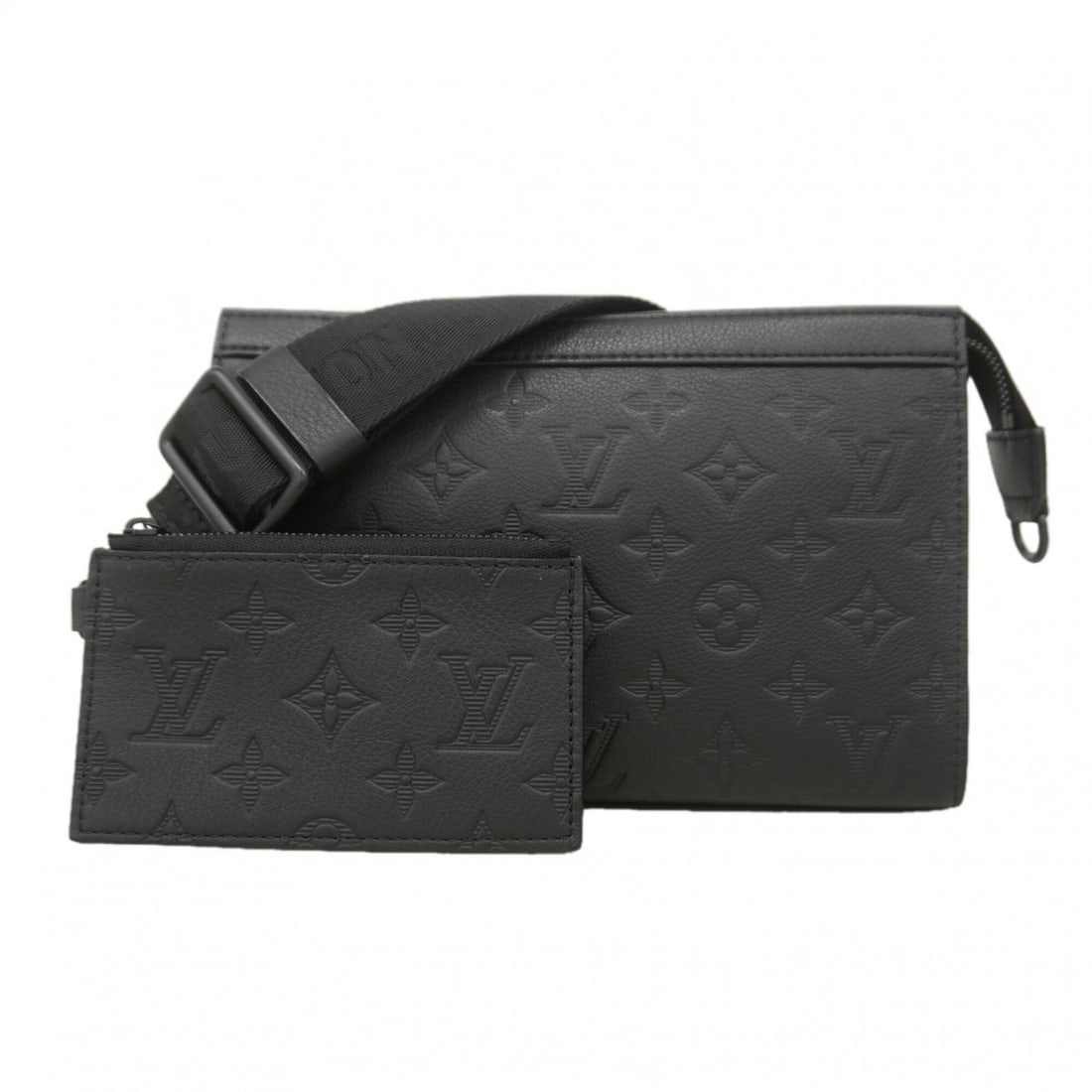 Louis Vuitton Monogram Shadow Gaston Wearable Wallet Shoulder Bag M81115 Black Men's P2895247: --- Catalog ---Category: SizeSize (HxWxD): 15cm x 22cm x 5cm / 5.9'' x 8.66'' x 1.96''Category: DesignType: Shoulder bagColor: BlackGender: MenCategory: GeneralMPN: M81115Brand: Louis Vuitton--- Item 