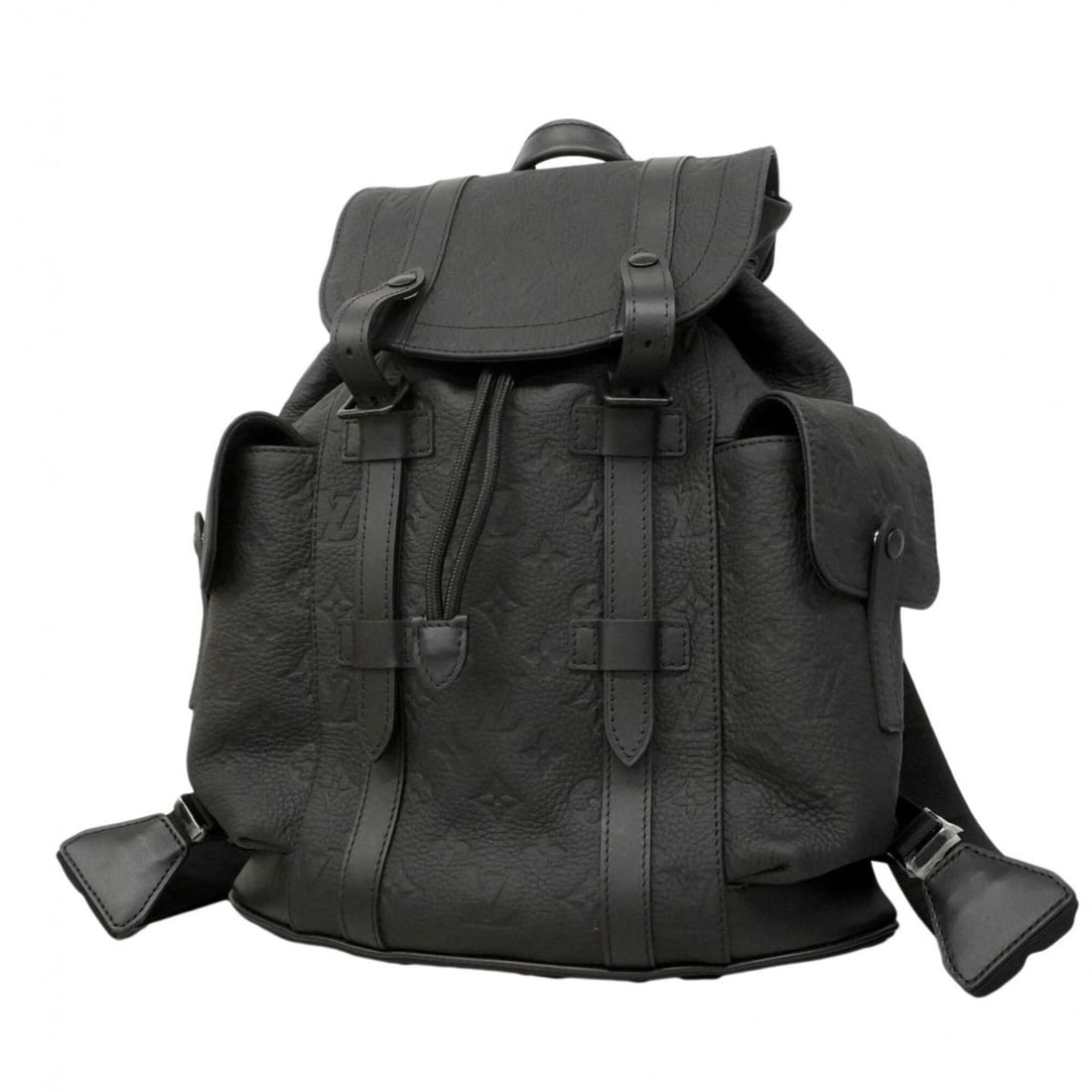 Louis Vuitton Monogram Taurillon Christopher PM Backpack, Black, Men's, M20899 (OP000823): --- Catalog ---Category: SizeSize (HxWxD): 40cm x 31cm x 11.5cm / 15.74'' x 12.2'' x 4.52''Category: DesignType: BackpackColor: BlackGender: MenCategory: GeneralMPN: M20899Brand: Louis Vuitton--- Item