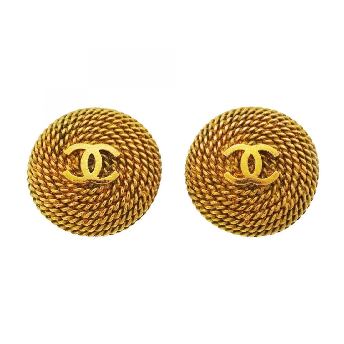 Chanel Earrings, Coco Mark Circle, GP Plated Gold, Women's: --- Catalog ---Category: SizeSize (HxWxD): 25.20mm x 25.30mm / 0.99'' x 1.00''Category: DesignType: Clip earringsColor: GoldGender: WomenMaterial: Gold platingCategory: GeneralBrand: Chanel--- Item Li