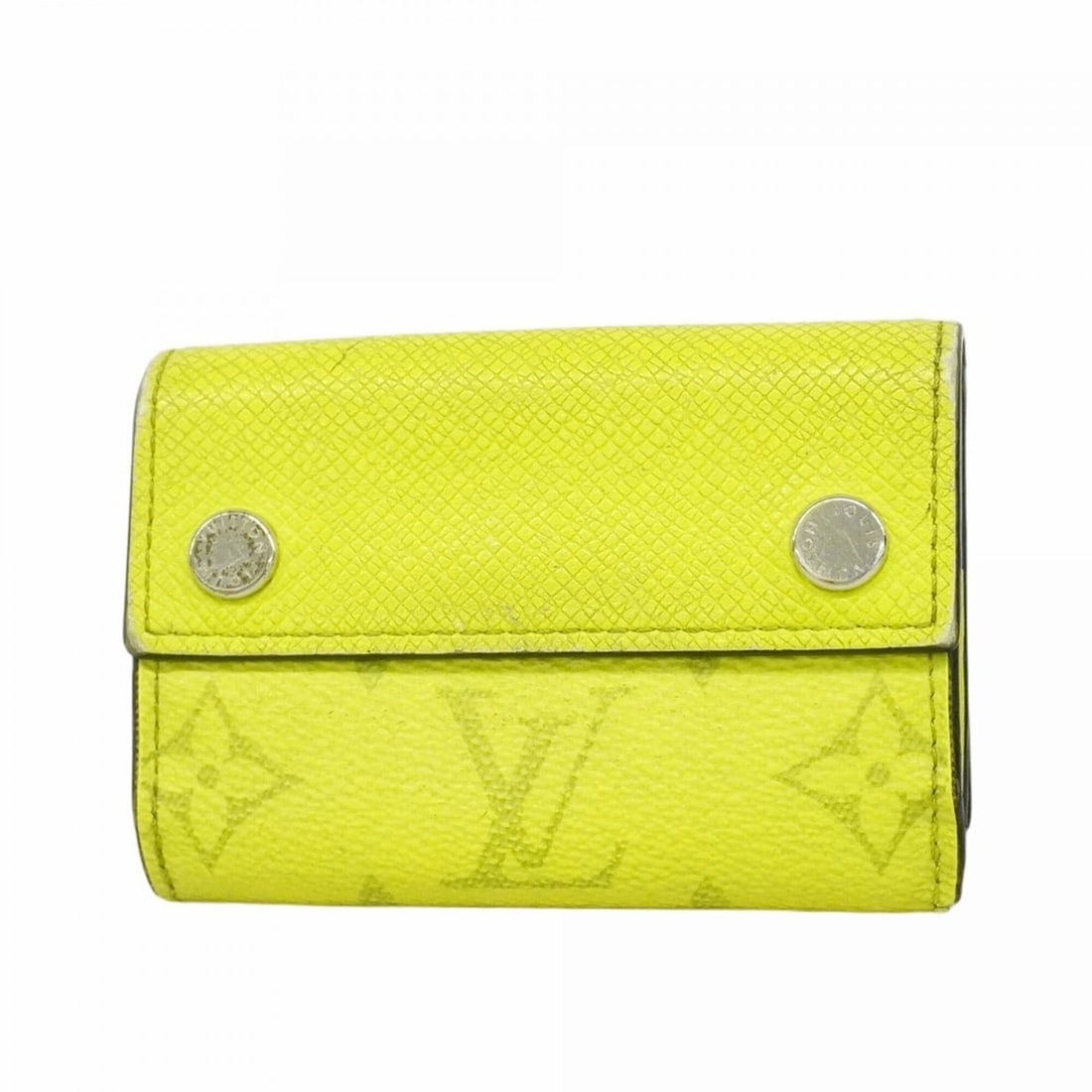 Louis Vuitton Tri-fold Wallet, Taigarama Discovery Compact Wallet M67629, Jaune, Men's: --- Catalog ---Category: SizeSize (HxWxD): 7.5cm x 9.5cm x 2cm / 2.95'' x 3.74'' x 0.78''Category: DesignType: Wallet (tri-fold)Color: JauneGender: MenCategory: GeneralMPN: M67629Brand: Louis Vuitton-