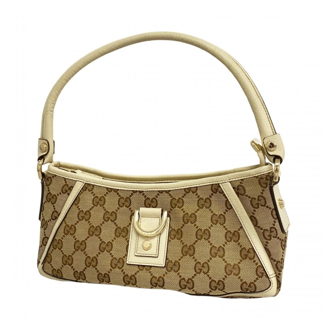 Gucci GG Canvas Abbey Handbag 130939 Beige Champagne Women's: --- Catalog ---Category: SizeSize (HxWxD): 13cm x 27cm x 7.5cm / 5.11'' x 10.62'' x 2.95''Category: DesignType: HandbagColor: BeigeGender: WomenMaterial: Canvas Hardware Color: Champagne goldCategory:
