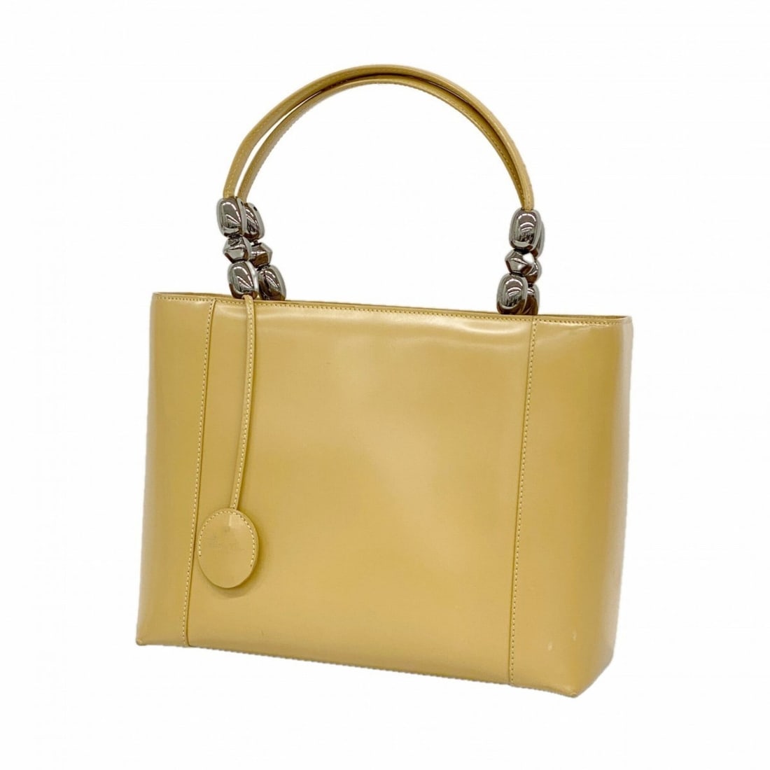 Christian Dior Maris Pearl Leather Handbag, Beige, Women's: --- Catalog ---Category: SizeSize (HxWxD): 23cm x 30cm x 10cm / 9.05'' x 11.81'' x 3.93''Category: DesignType: HandbagColor: BeigeGender: WomenMaterial: Leather Hardware Color: SilverCategory: General