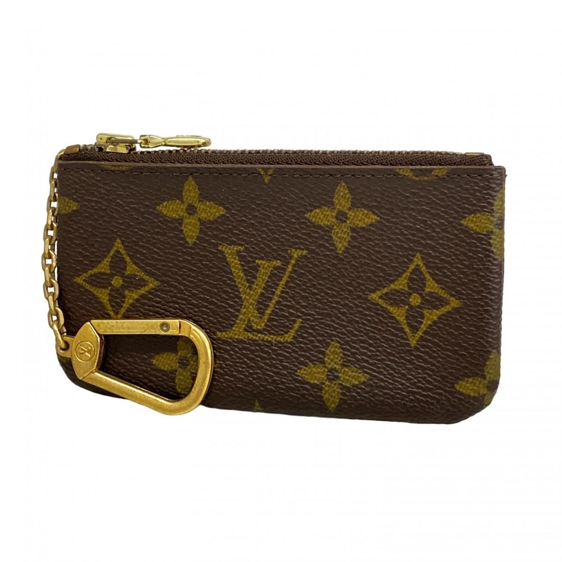 Louis Vuitton Monogram Pochette Clé M62650 Brown Wallet/Coin Case for Men and Women: --- Catalog ---Category: SizeSize (HxWxD): 6.5cm x 11.5cm x 1cm / 2.55'' x 4.52'' x 0.39''Category: DesignType: Coin purse/coin caseColor: BrownGender: Men,WomenCategory: GeneralMPN: M62650Brand: Loui
