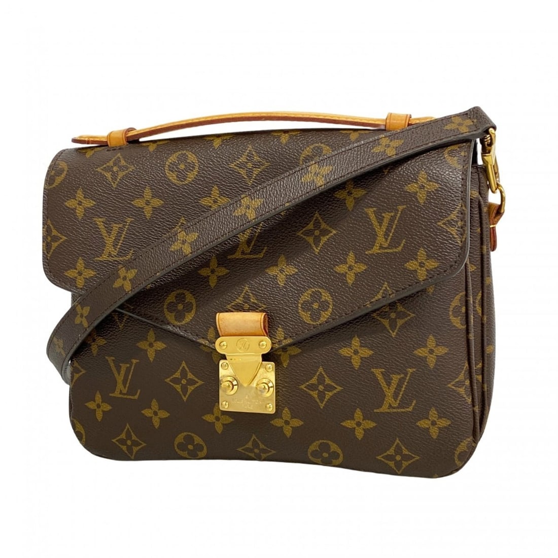 Louis Vuitton Monogram Pochette Metis MM Handbag M44875 Brown 2-way bag for women: --- Catalog ---Category: SizeSize (HxWxD): 19cm x 24cm x 7cm / 7.48'' x 9.44'' x 2.75''Category: DesignType: HandbagColor: BrownGender: WomenCategory: GeneralMPN: M44875Brand: Louis Vuitton--- Item Li