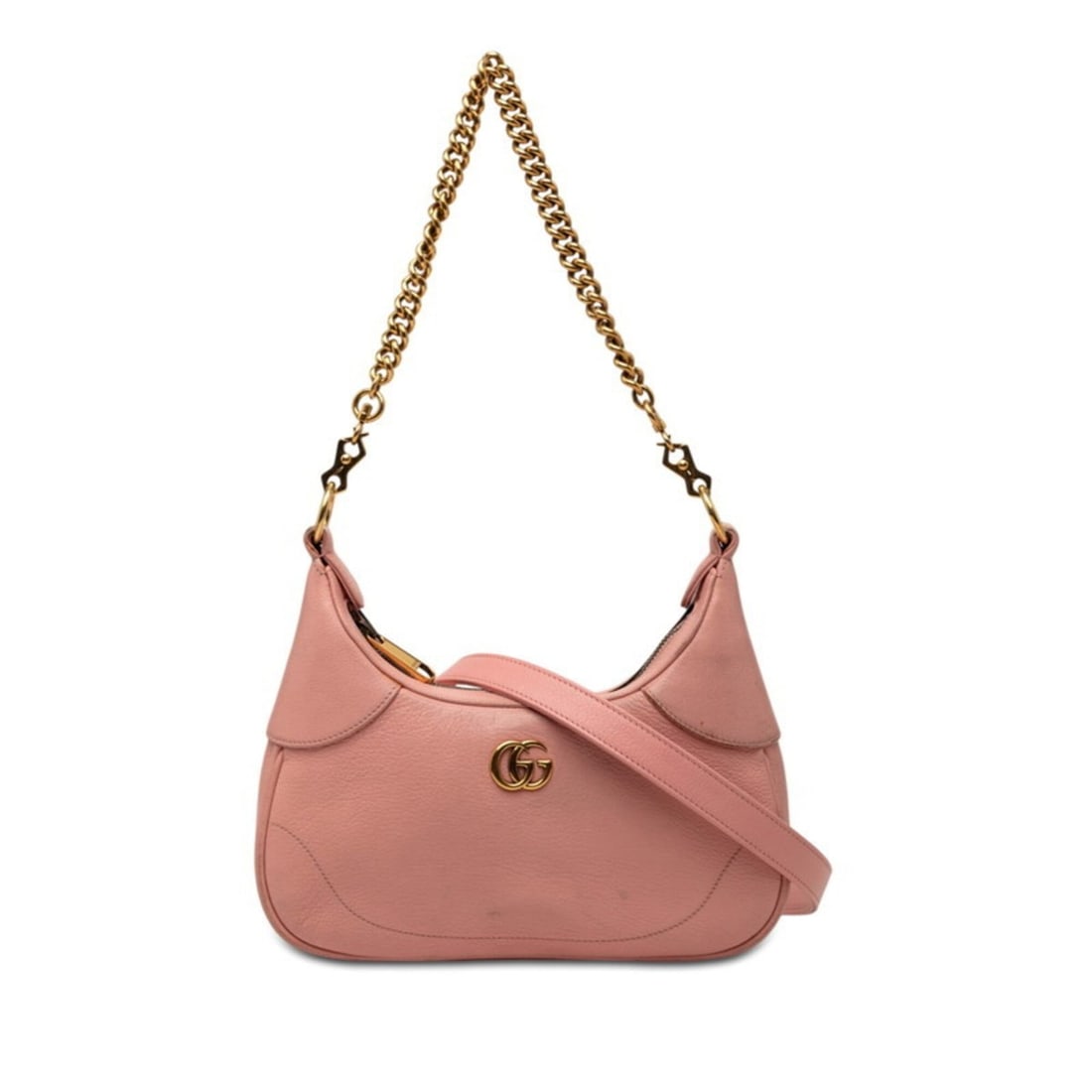 Gucci Double G Aphrodite Shoulder Bag, One-Shoulder 731817, Pink Leather, Women's, GUCCI (1 of 7)