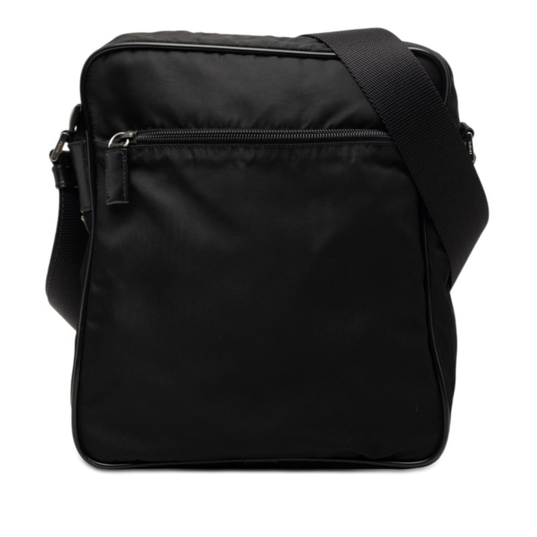 Prada Triangle Logo Plate Crossbody Shoulder Bag V160 Black Nylon Women's PRADA: --- Catalog ---Category: SizeSize (HxWxD): 28cm x 23cm x 8.5cm / 11.02'' x 9.05'' x 3.34''Category: DesignType: Shoulder bagColor: BlackGender: WomenMaterial: Nylon Category: GeneralMPN: V160Brand: Pr