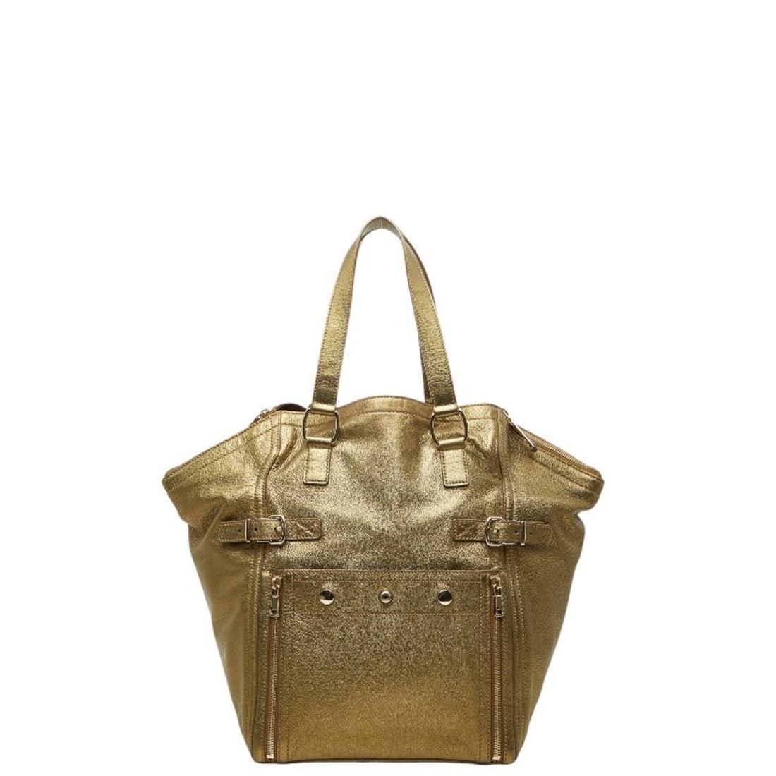 Saint Laurent Rive Gauche Downtown Tote Bag 175884 Gold Leather Women's SAINT LAURENT: --- Catalog ---Category: SizeSize (HxWxD): 34cm x 48cm x 24.5cm / 13.38'' x 18.89'' x 9.64''Category: DesignType: Tote bagColor: GoldGender: WomenMaterial: Leather Category: GeneralMPN: 175884Brand: S