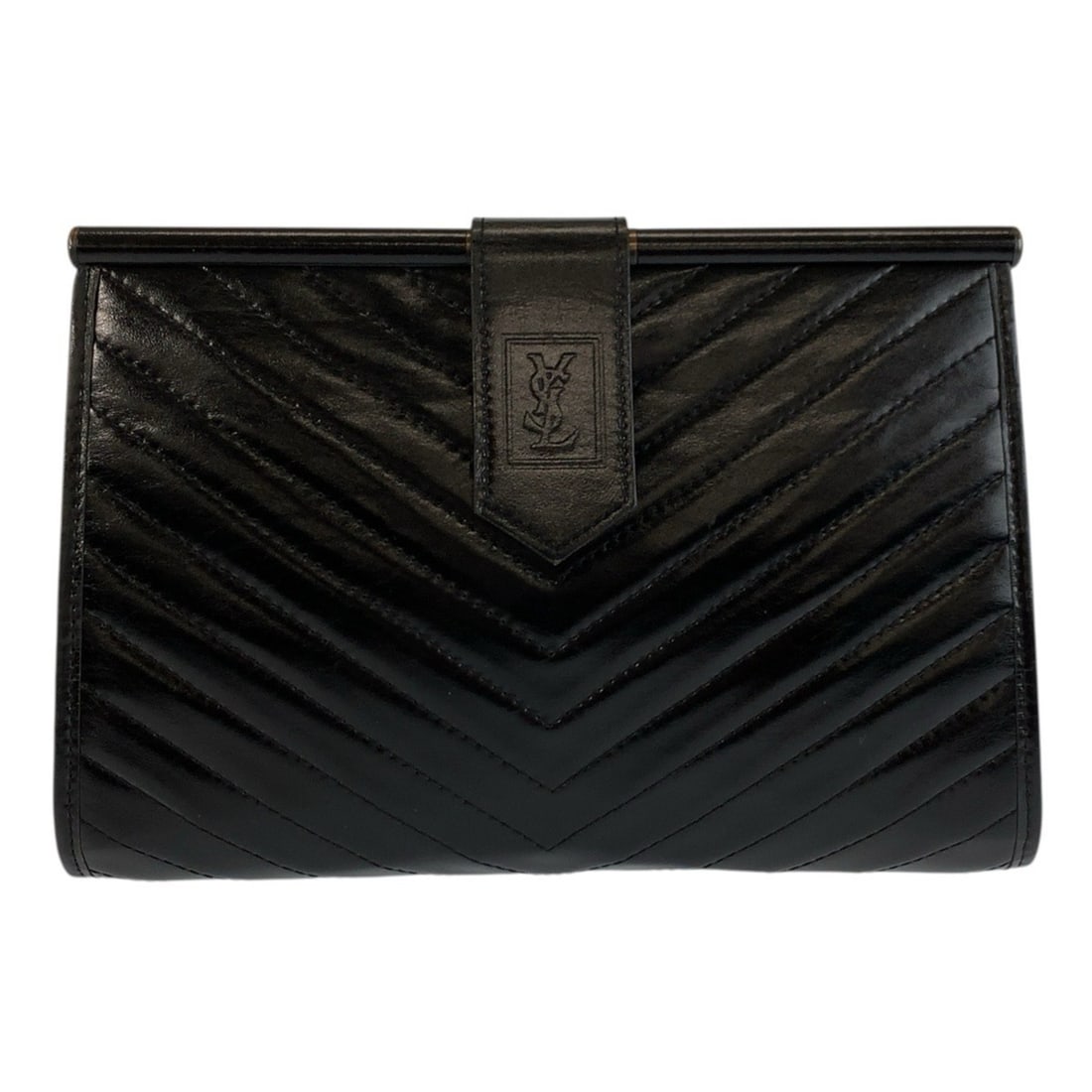YVES SAINT LAURENT Vintage YSL Black Leather Clutch Bag for Women: --- Catalog ---Category: SizeSize (HxWxD): 18cm x 28cm x 4cm / 7.08'' x 11.02'' x 1.57''Category: DesignType: Clutch bagColor: BlackGender: WomenMaterial: Leather Category: GeneralBrand: Yves Saint La
