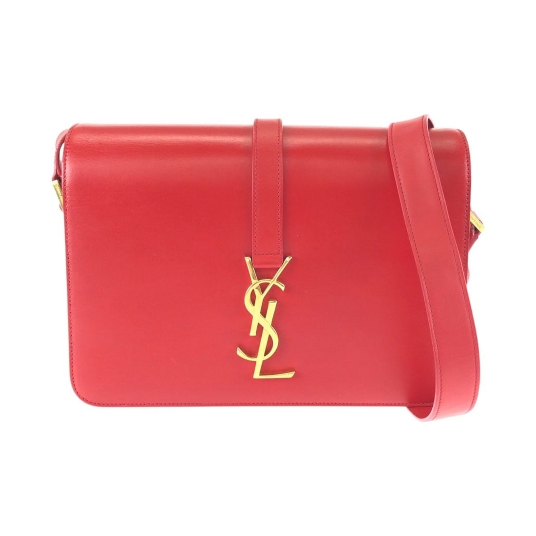 SAINT LAURENT YSL Universite Red Leather Shoulder Bag/Pouch (GN2357 403 0914) - Women's: --- Catalog ---Category: SizeSize (HxWxD): 17cm x 25cm x 6cm / 6.69'' x 9.84'' x 2.36''Category: DesignType: Pochette, Shoulder bagColor: Red colorGender: WomenMaterial: Leather Category: GeneralMPN: 