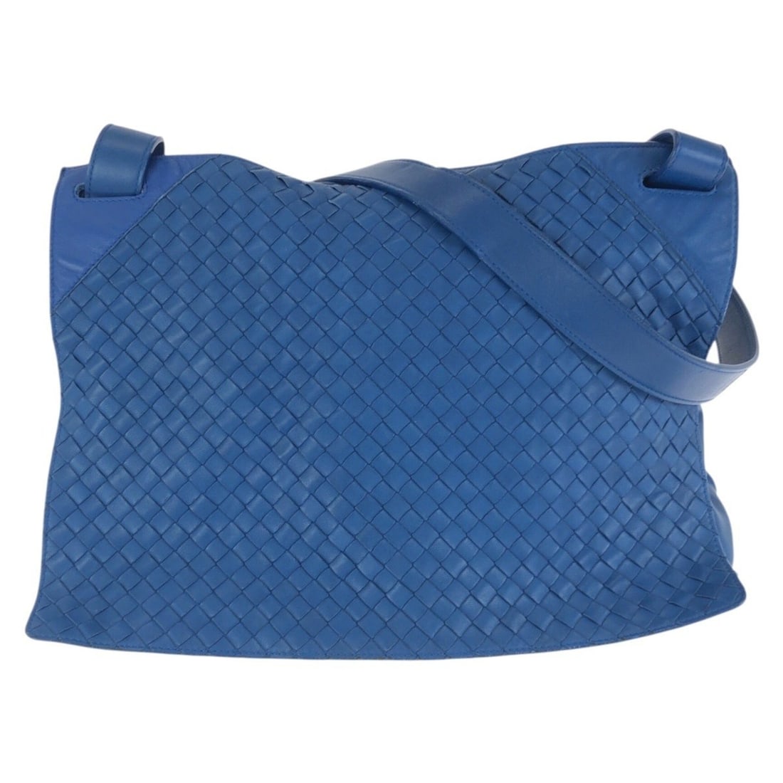 BOTTEGA VENETA Bottega Veneta Intrecciato Blue Leather Shoulder Bag Messenger for Men: --- Catalog ---Category: SizeSize (HxWxD): 29cm x 34cm x 16cm / 11.41'' x 13.38'' x 6.29''Category: DesignType: Messenger bag, Shoulder bagColor: BlueGender: MenMaterial: Leather Category: GeneralBran
