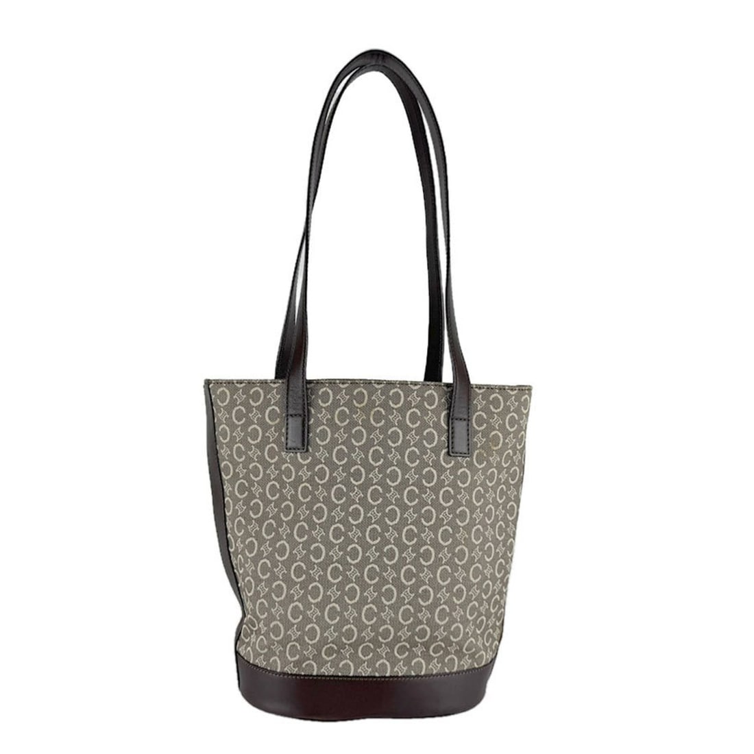 Celine C Macadam Canvas Leather Shoulder Bag, Brown, Women's, z9709: --- Catalog ---Category: SizeSize (HxWxD): 27cm x 21cm x 12cm / 10.62'' x 8.26'' x 4.72''Category: DesignType: Shoulder bagColor: BrownGender: WomenMaterial: Canvas , Leather Category: GeneralBrand: C