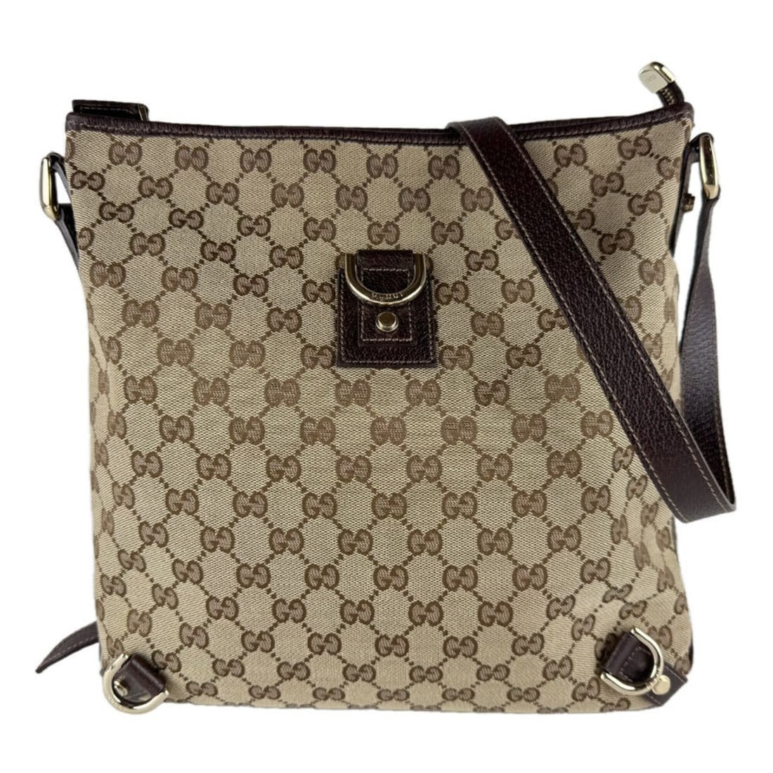 Gucci GUCCI Shoulder Bag GG Canvas Leather Brown Men's Women's 131326 z9712: --- Catalog ---Category: SizeSize (HxWxD): 30cm x 29cm x 3cm / 11.81'' x 11.41'' x 1.18''Category: DesignType: Shoulder bagColor: Brown, Brown GGGender: Men,WomenMaterial: GG canvas , Leather Category