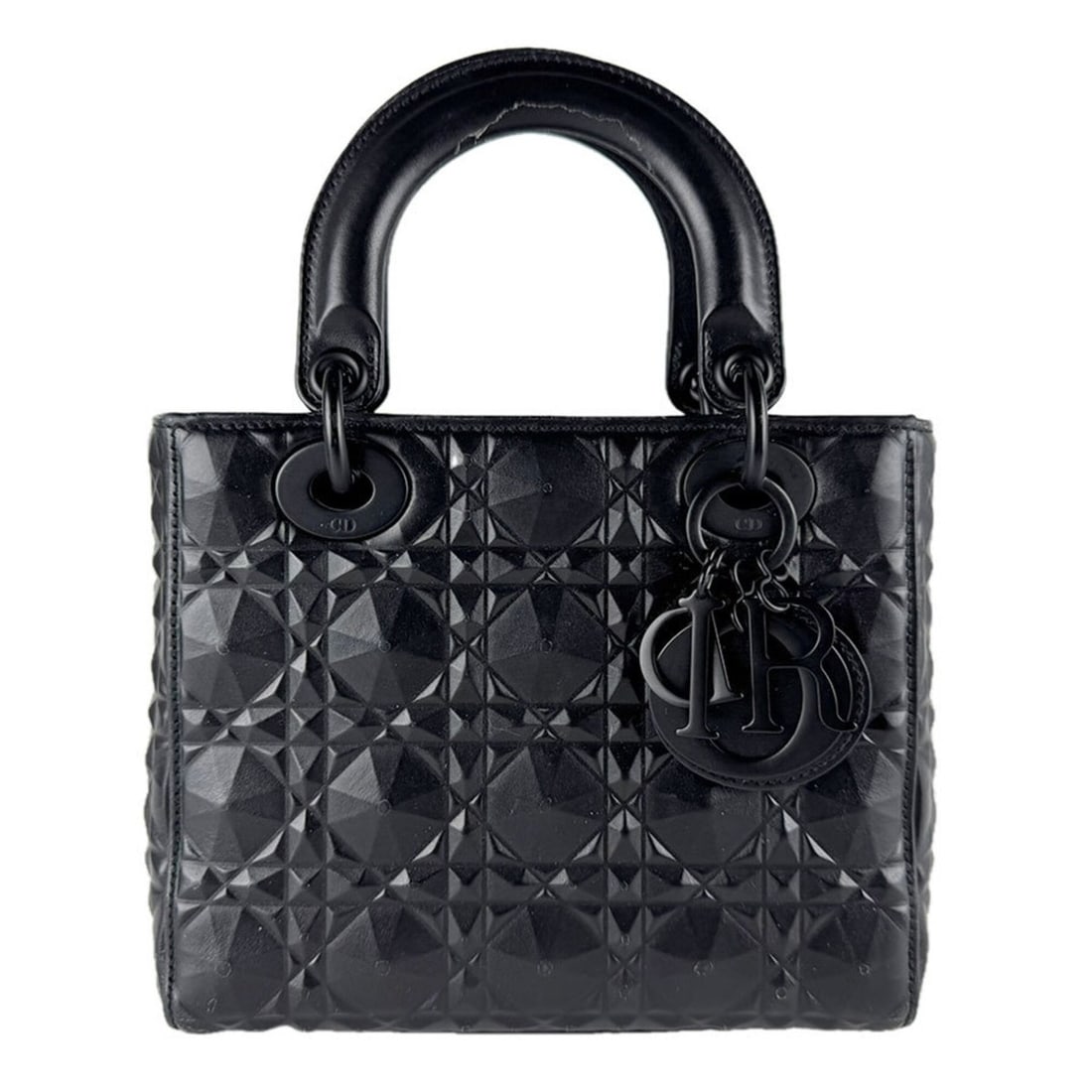 Christian Dior handbag/shoulder bag, Lady Dior, leather, black, women's, z9704: --- Catalog ---Category: SizeSize (HxWxD): 17cm x 20cm x 6cm / 6.69'' x 7.87'' x 2.36''Category: DesignType: Handbag, Shoulder bagColor: BlackGender: WomenMaterial: Leather Category: GeneralBrand: Chr