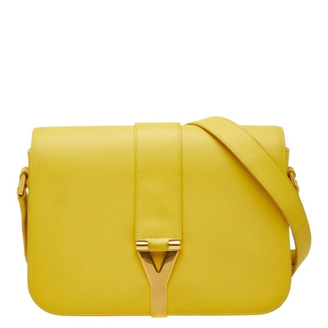 Saint Laurent Y-line Crossbody Shoulder Bag, Yellow Leather, Women's SAINT LAURENT: --- Catalog ---Category: SizeSize (HxWxD): 18cm x 24cm x 6cm / 7.08'' x 9.44'' x 2.36''Category: DesignType: Shoulder bagColor: YellowGender: WomenMaterial: Leather Category: GeneralBrand: Saint Laure
