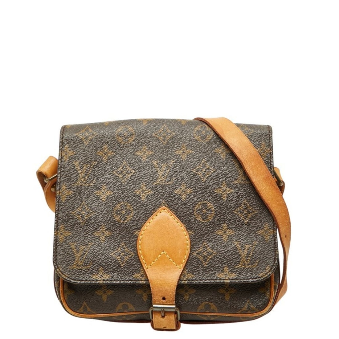 Louis Vuitton Monogram Cartouchiere MM Crossbody Shoulder Bag M51253 Brown Leather Women's LOUIS: --- Catalog ---Category: SizeSize (HxWxD): 20cm x 20cm x 7cm / 7.87'' x 7.87'' x 2.75''Category: DesignType: Shoulder bagColor: BrownGender: WomenMaterial: PVC , Leather Category: GeneralBrand: Louis 