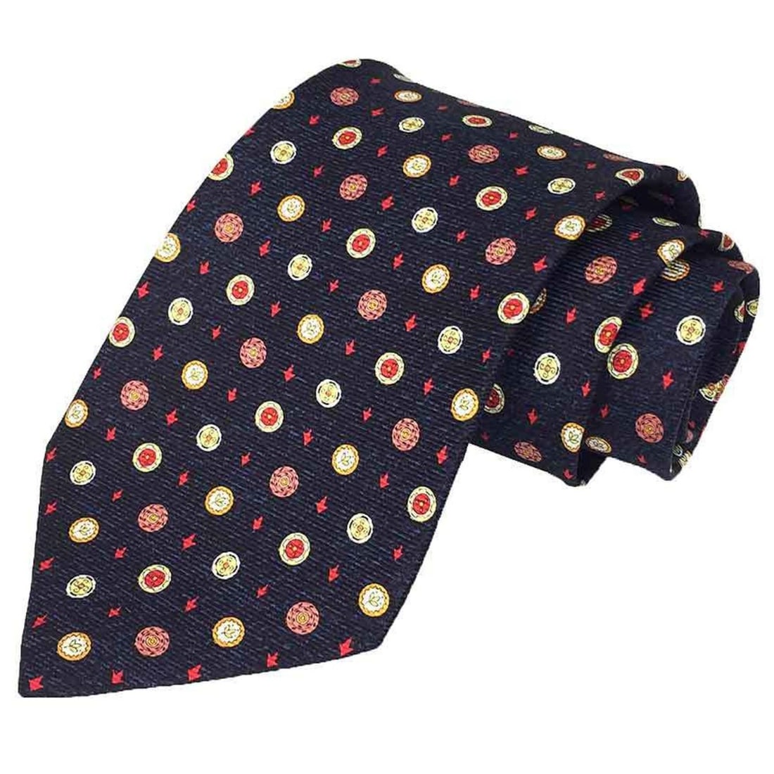 BVLGARI Bulgari Necktie 100% Silk Navy Men's Small aq10403: --- Catalog ---Category: SizeWidth: 9.5cm / 3.74''Category: DesignType: CravatColor: NavyGender: MenMaterial: Silk Category: GeneralBrand: Bvlgari--- Item List ---Section: ConditionRanking: Rank NS Ne