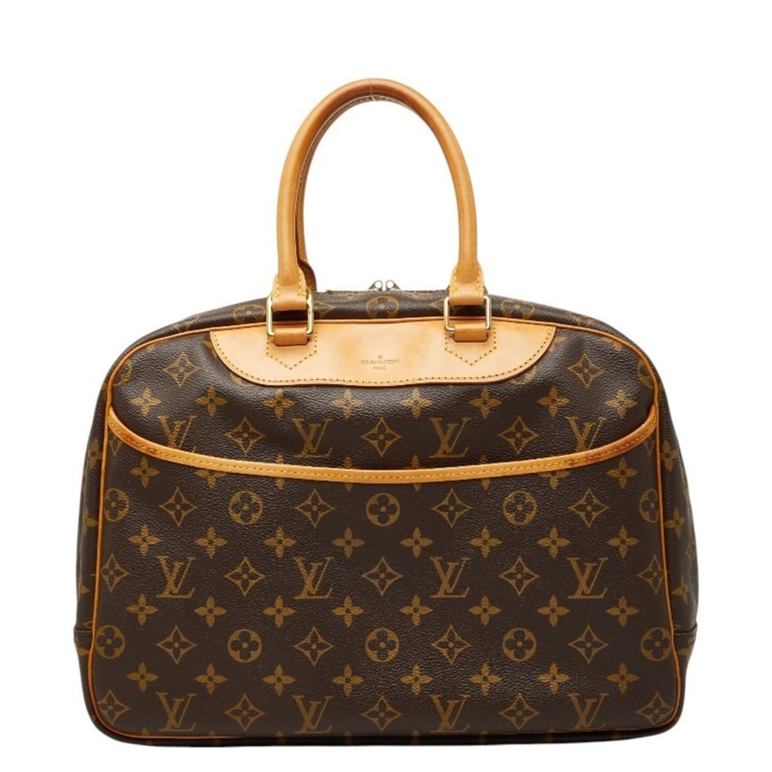 Louis Vuitton Monogram Deauville Handbag M47270 Brown Leather Women's LOUIS VUITTON: --- Catalog ---Category: SizeSize (HxWxD): 26cm x 34cm x 14cm / 10.23'' x 13.38'' x 5.51''Category: DesignType: HandbagColor: Brown, MonogramGender: WomenMaterial: PVC , Leather Category: GeneralMPN: