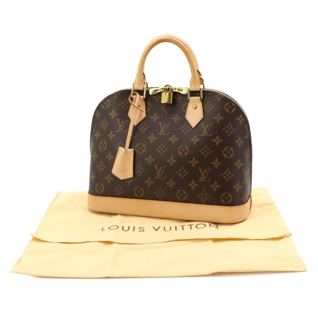 Louis Vuitton Monogram Alma PM Handbag, Brown, M53151 (1 of 9)